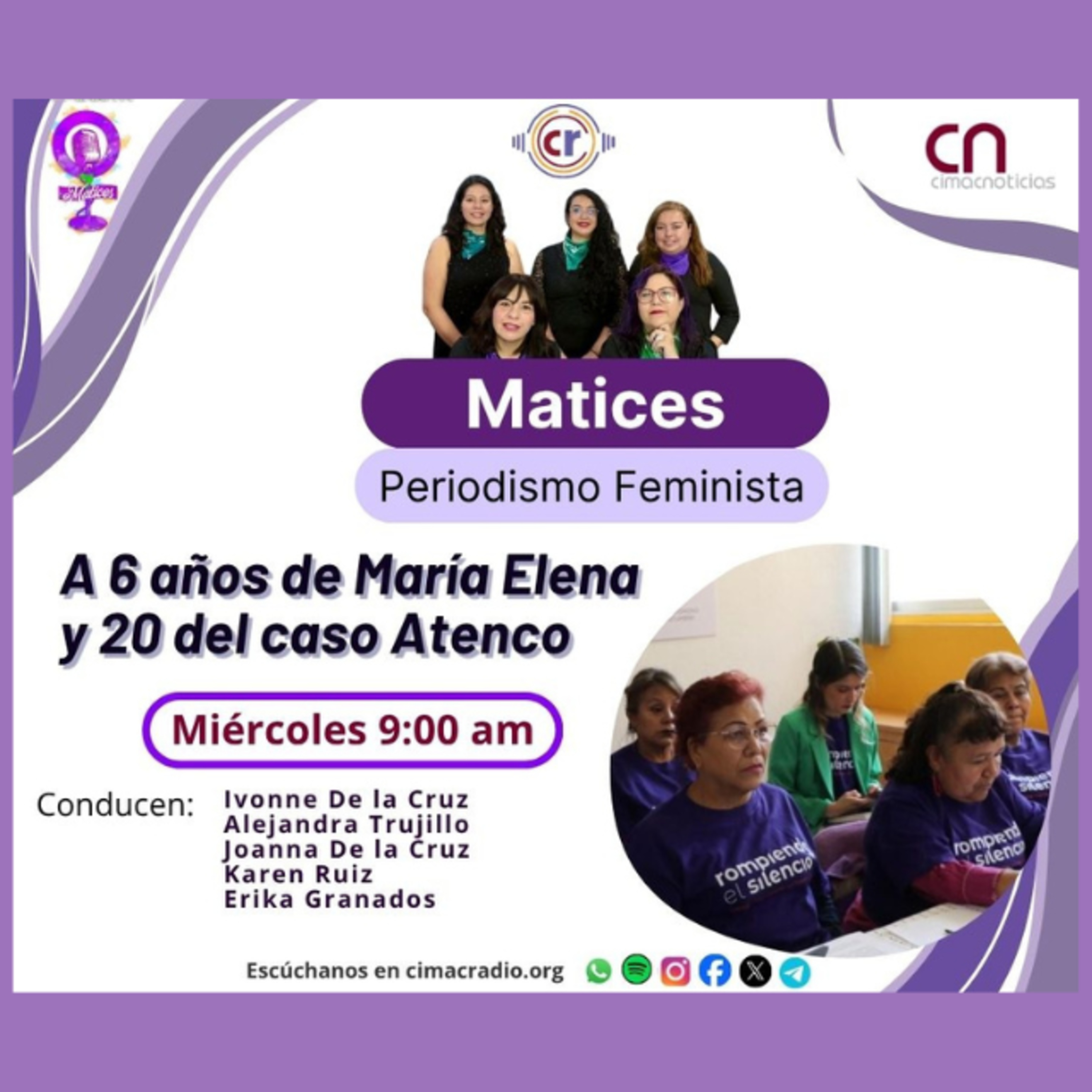 Matices: A 6 años de María Elena y 20 del caso Atenco  episode artwork