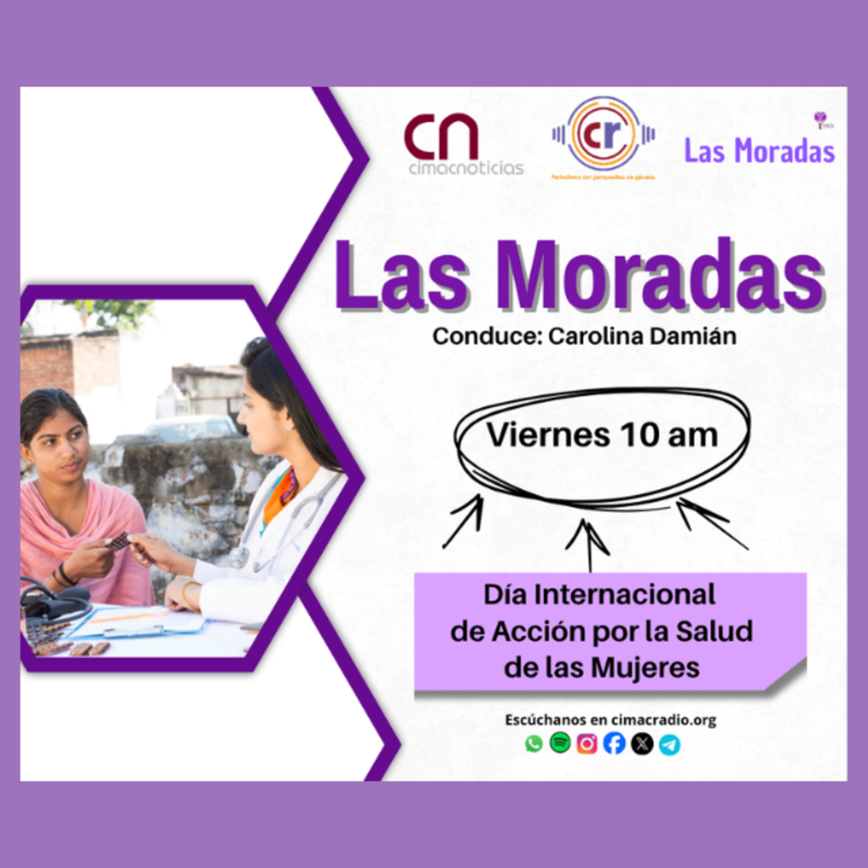 Las Moradas: Día Internacional de Acción por La Salud de Las Mujeres episode artwork