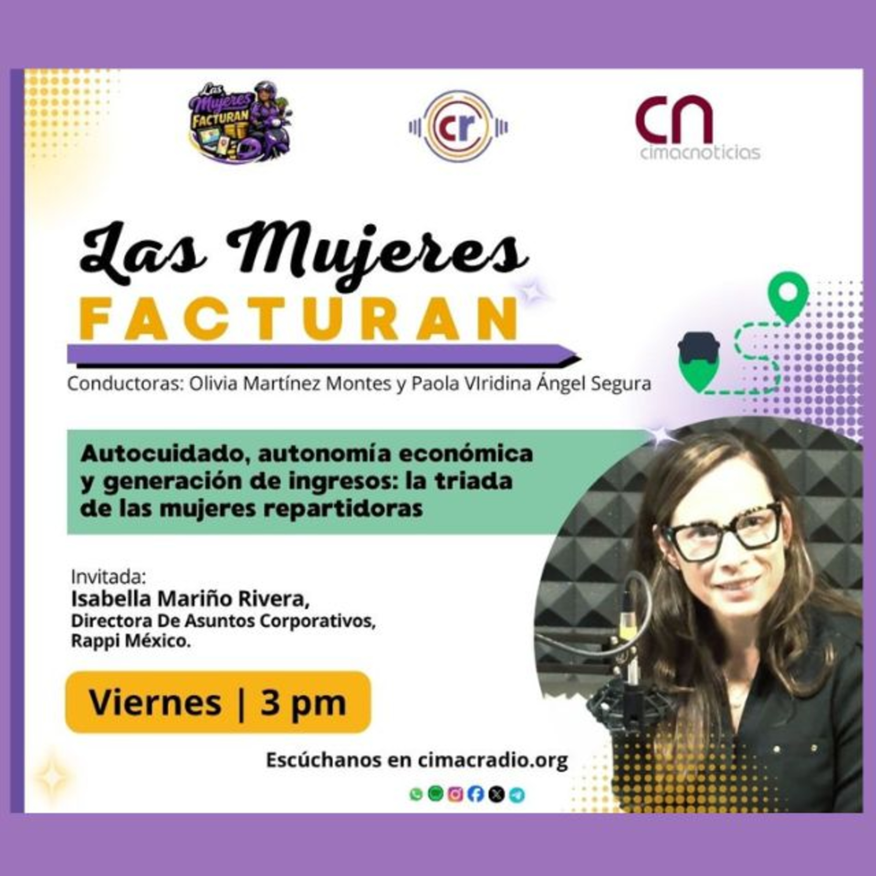 Las mujeres facturan: "Autocuidado, autonomía ecónomica y generación de ingresos: la triada de las mujeres repartidoras episode artwork