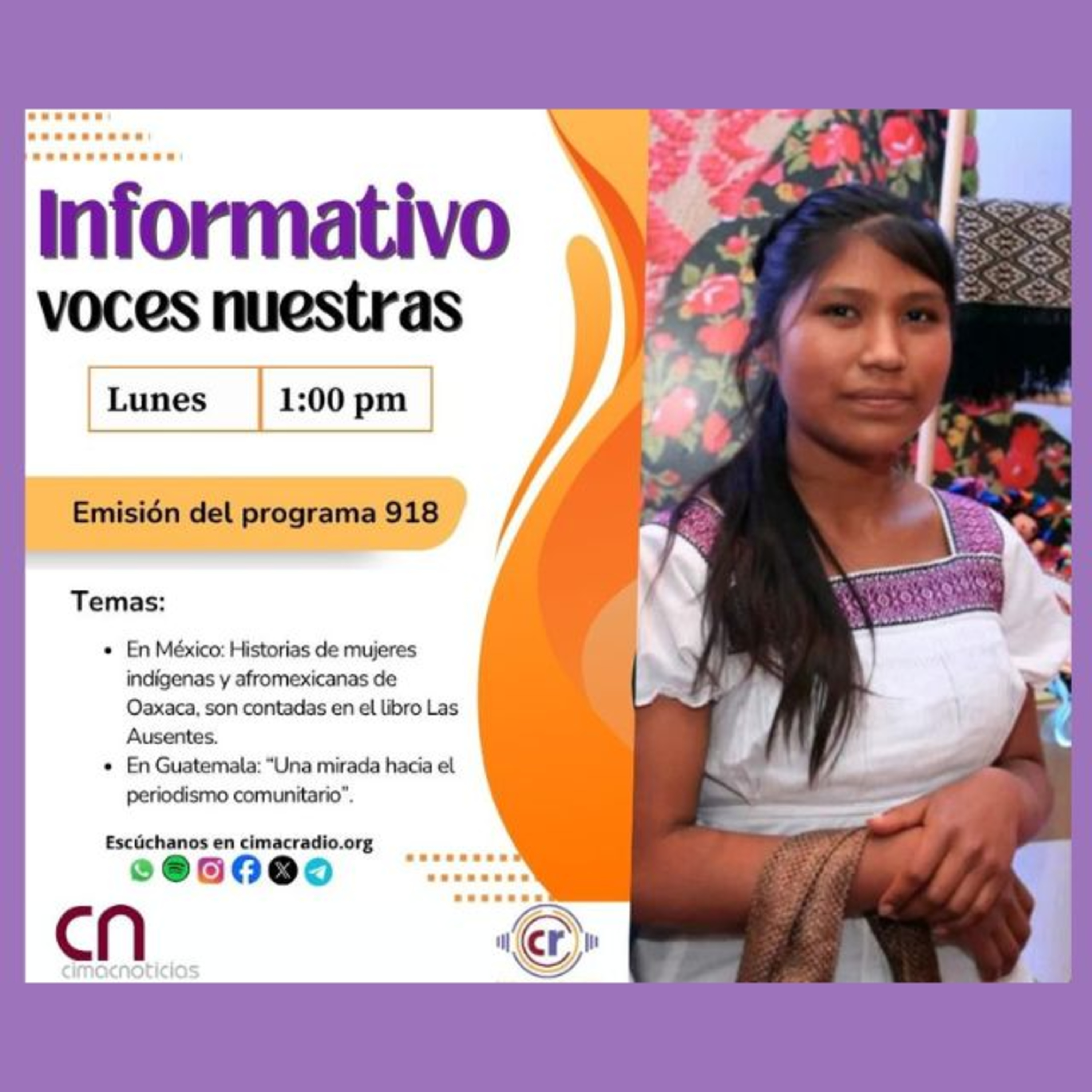 Informativo Mesoamericano Voces Nuestras | Emisión 918 episode artwork