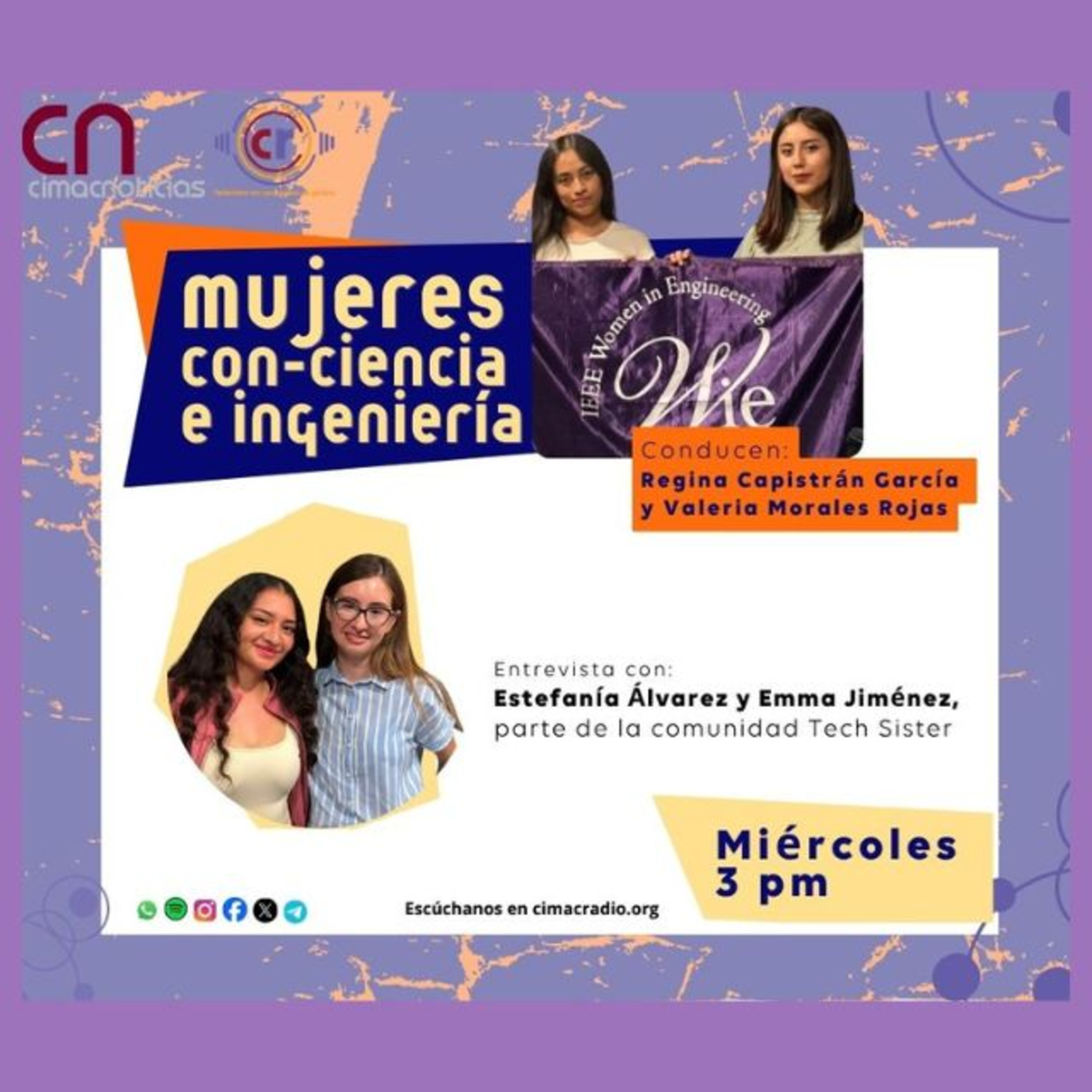 Mujeres con Ciencia e Ingeniería: Estefanía Álvarez y Emma Jiménez parte de la comunidad Tech Sisters episode artwork