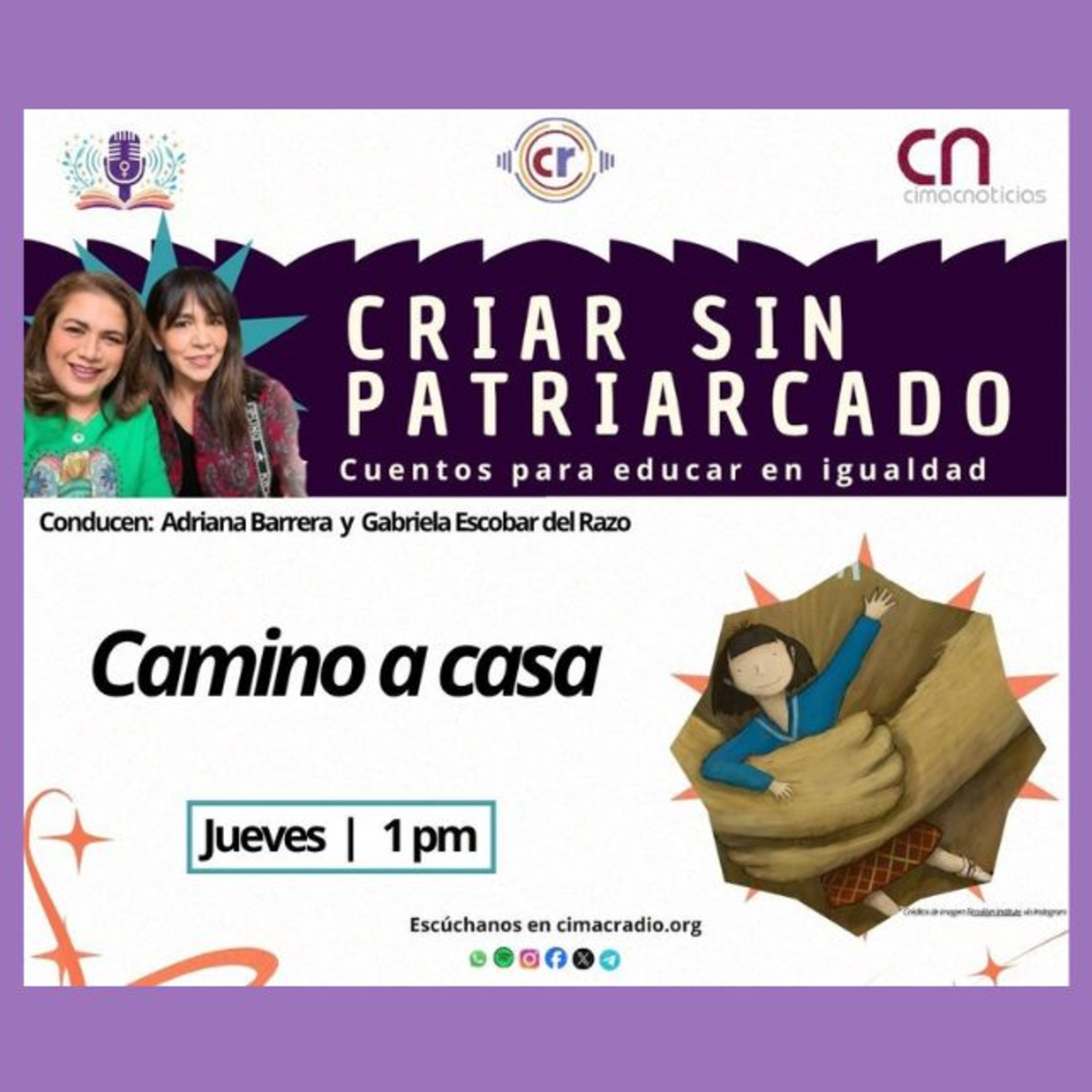 Criar sin patriarcado: "Camino a casa: cuando el amor nos acompaña aunque no esté presente" episode artwork