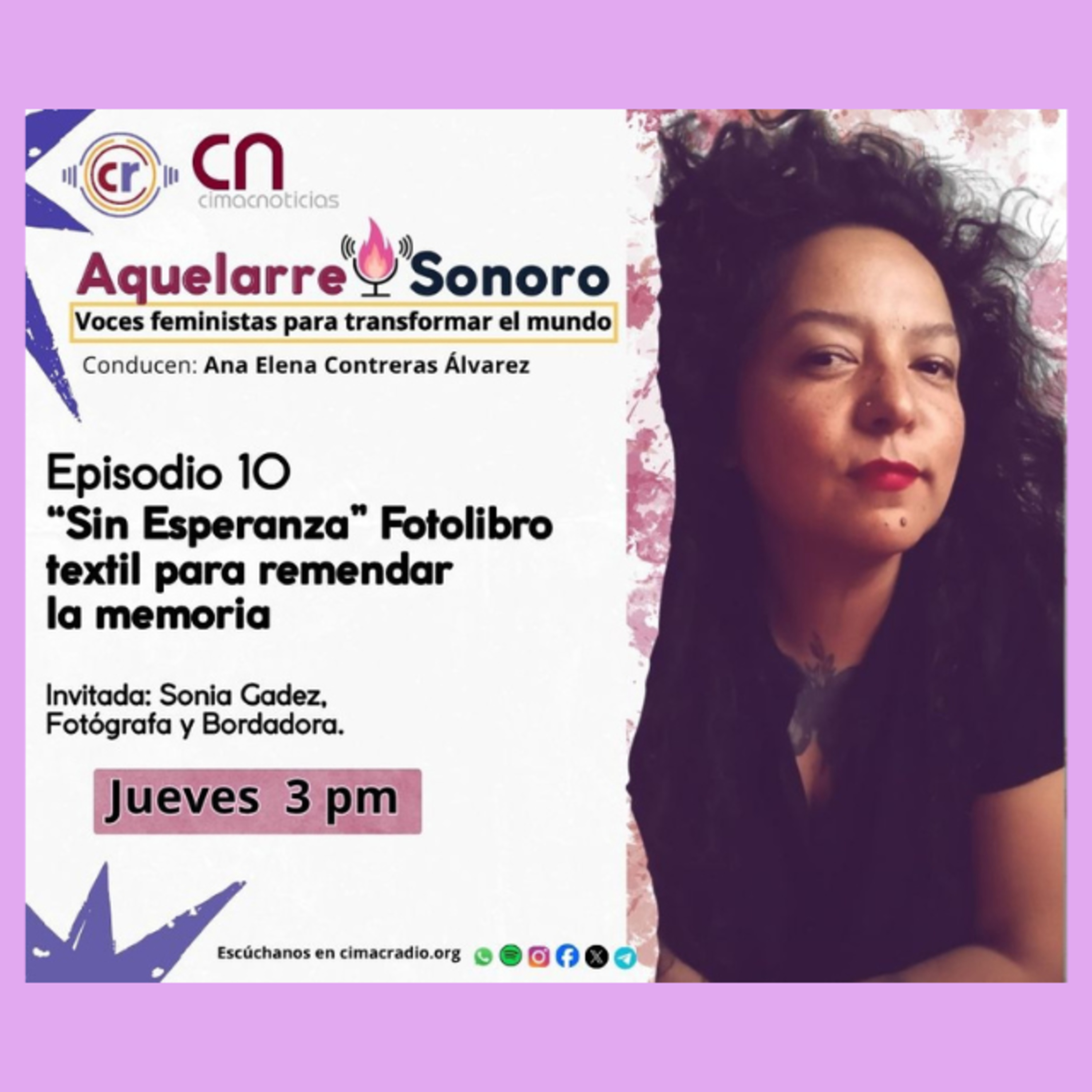 Aquelarre Sonoro: Sonia Gadez, artista visual y autora de "Sin Esperanza" episode artwork