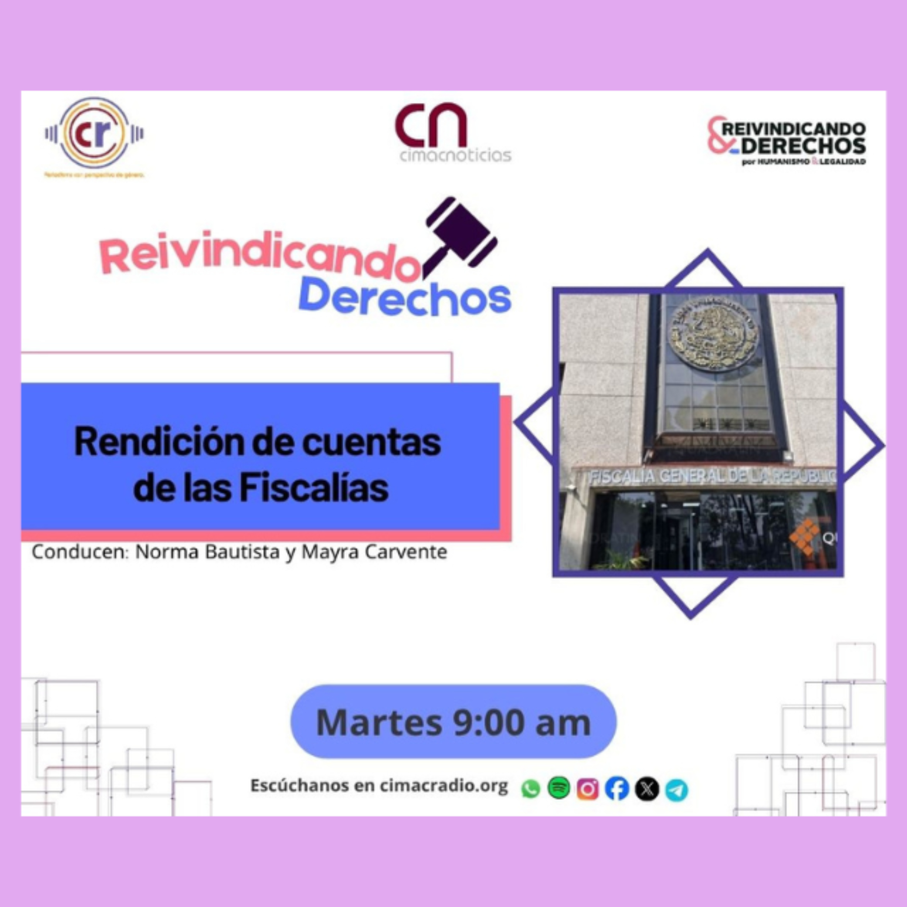 Reivindicando Derechos: Rendición de cuentas de las Fiscalías episode artwork