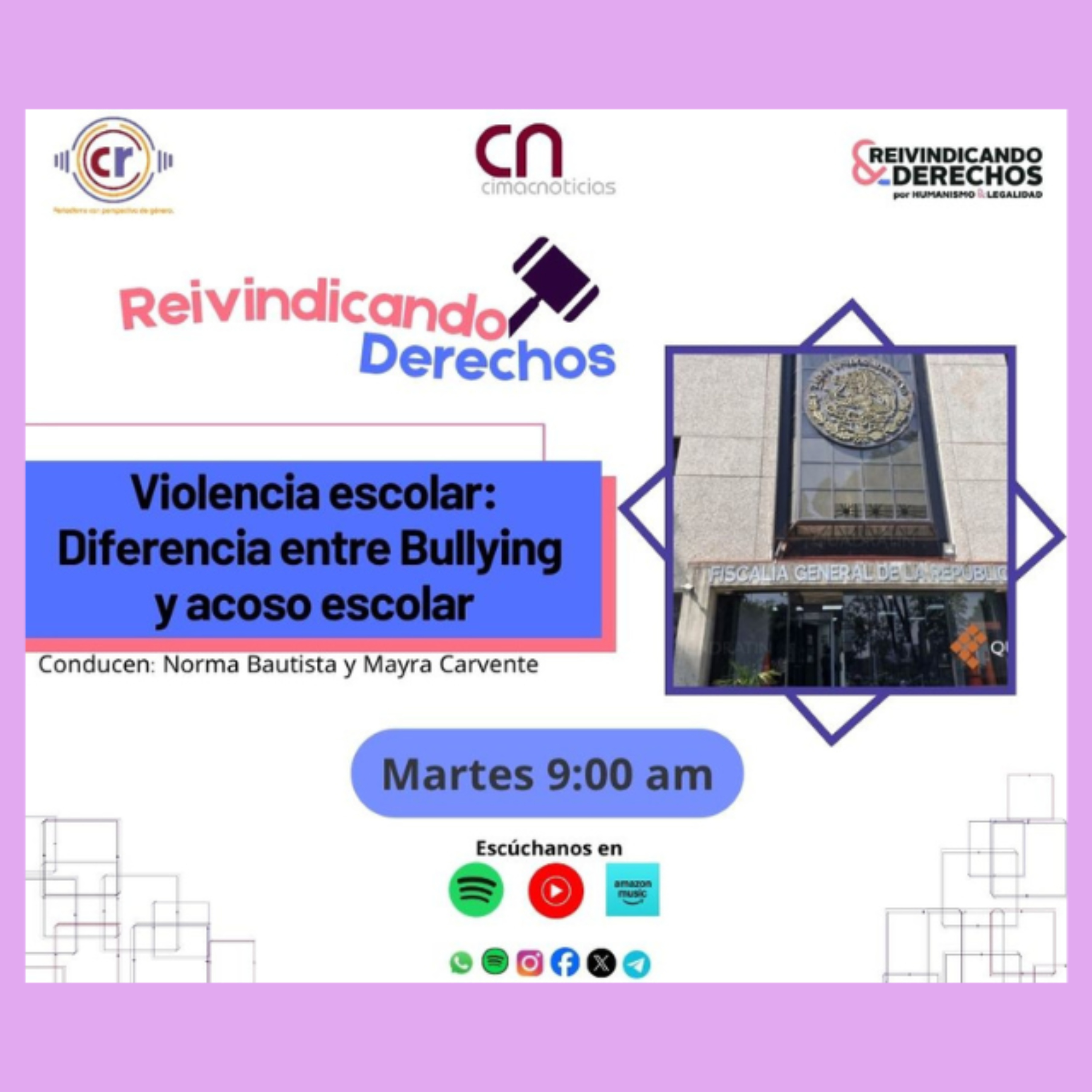 Reivindicando Derechos: ⁠Violencia escolar: Diferencia entre Bullying y acoso escolar episode artwork