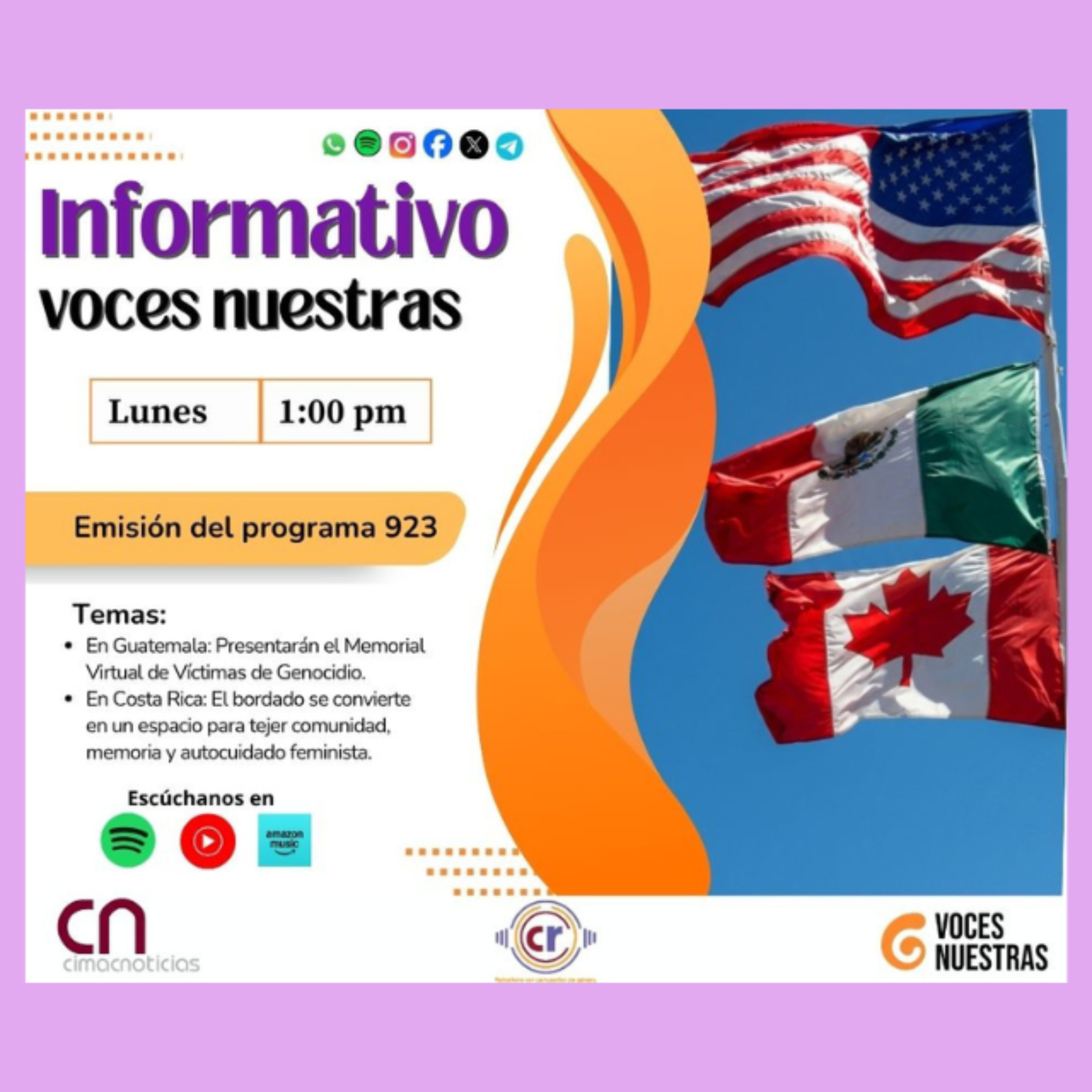 Informativo Mesoamericano Voces Nuestras: Emisión 923 episode artwork