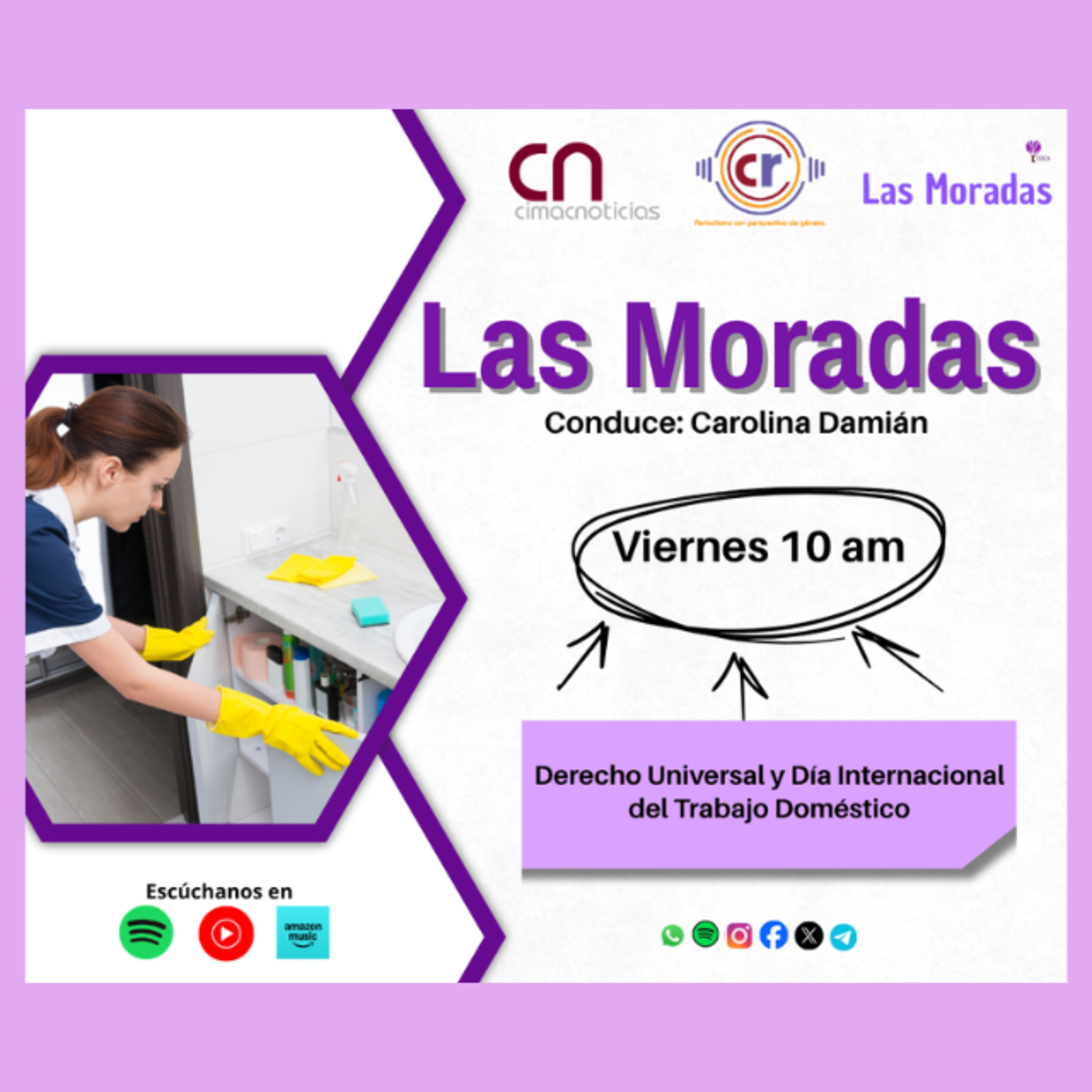 Las Moradas: Derecho Universal y Día Internacional del Trabajo Doméstico episode artwork