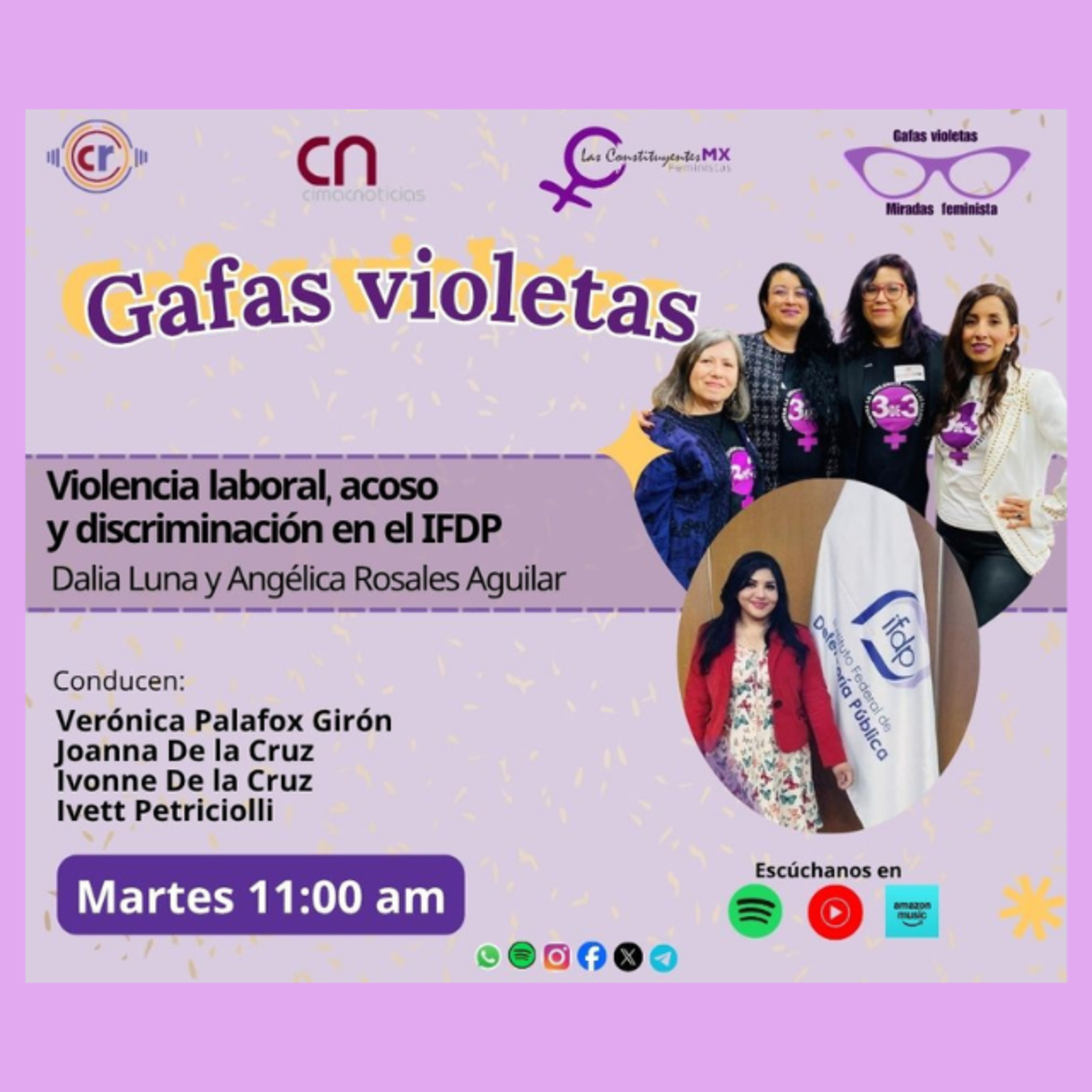 Gafas Violetas: Violencia laboral, acoso y discriminación en el IFDP episode artwork