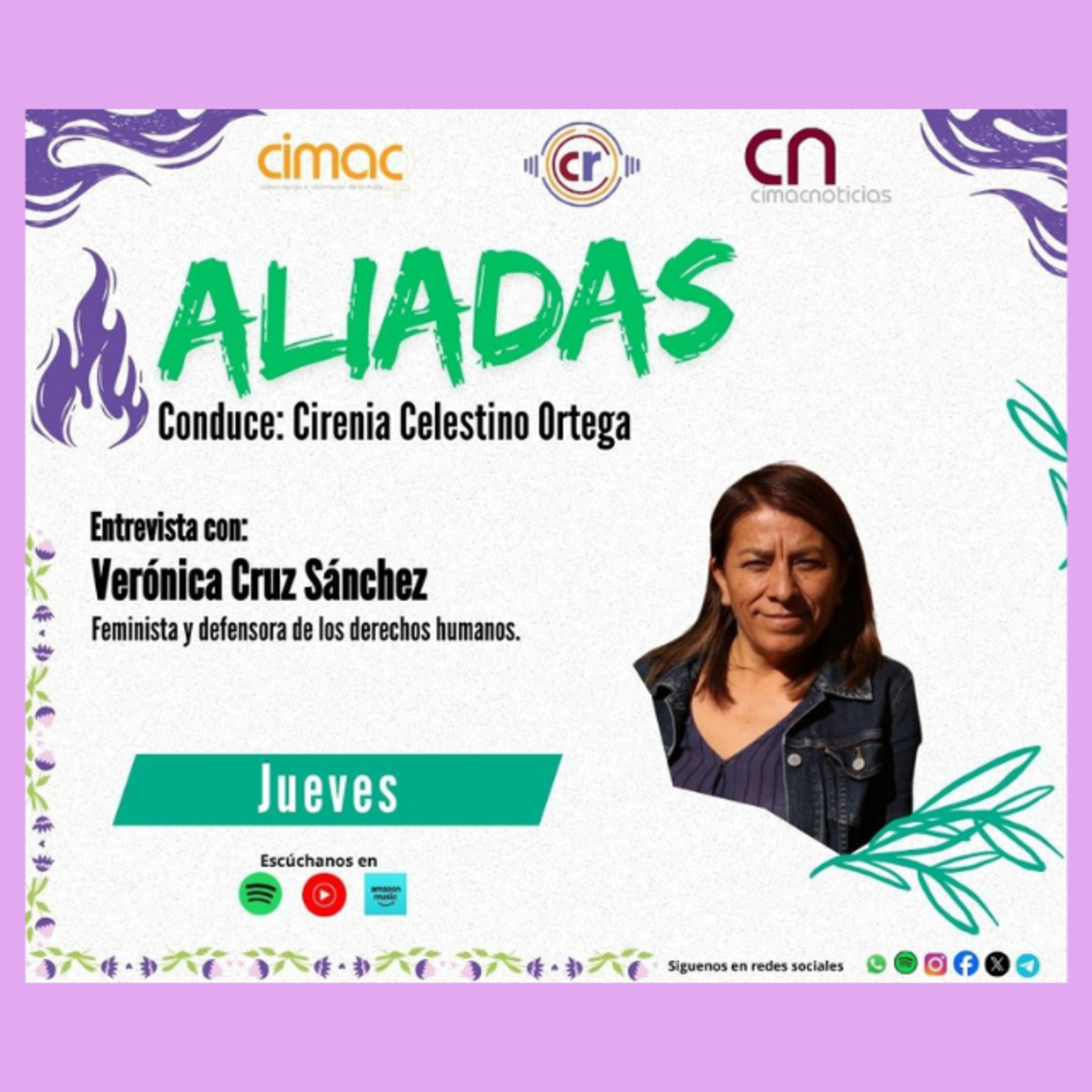 Aliadas: Verónica Cruz Sánchez, feminista y defensora de los derechos de las mujeres episode artwork