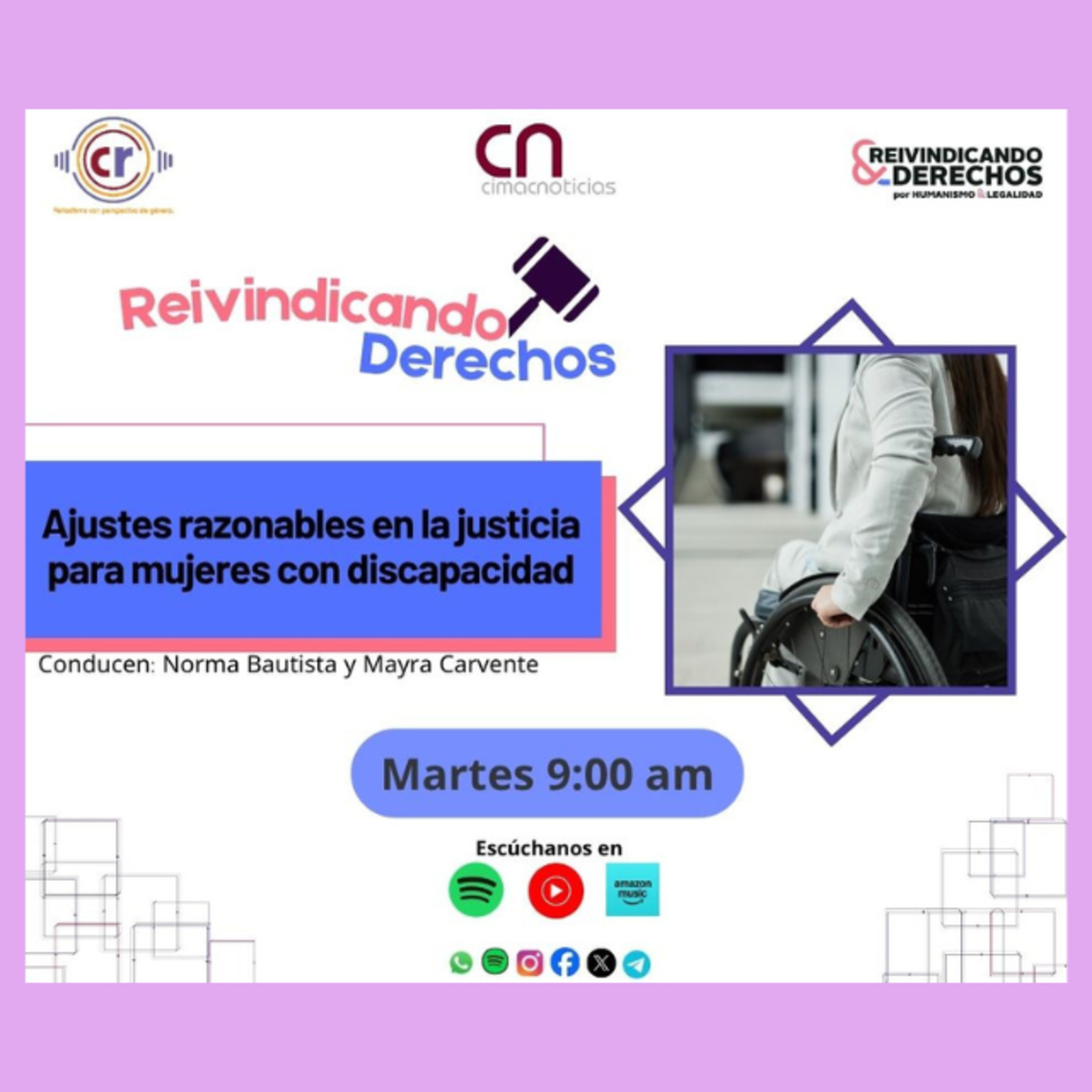 Reivindicando Derechos: Ajustes razonables en la justicia para mujeres con discapacidad episode artwork