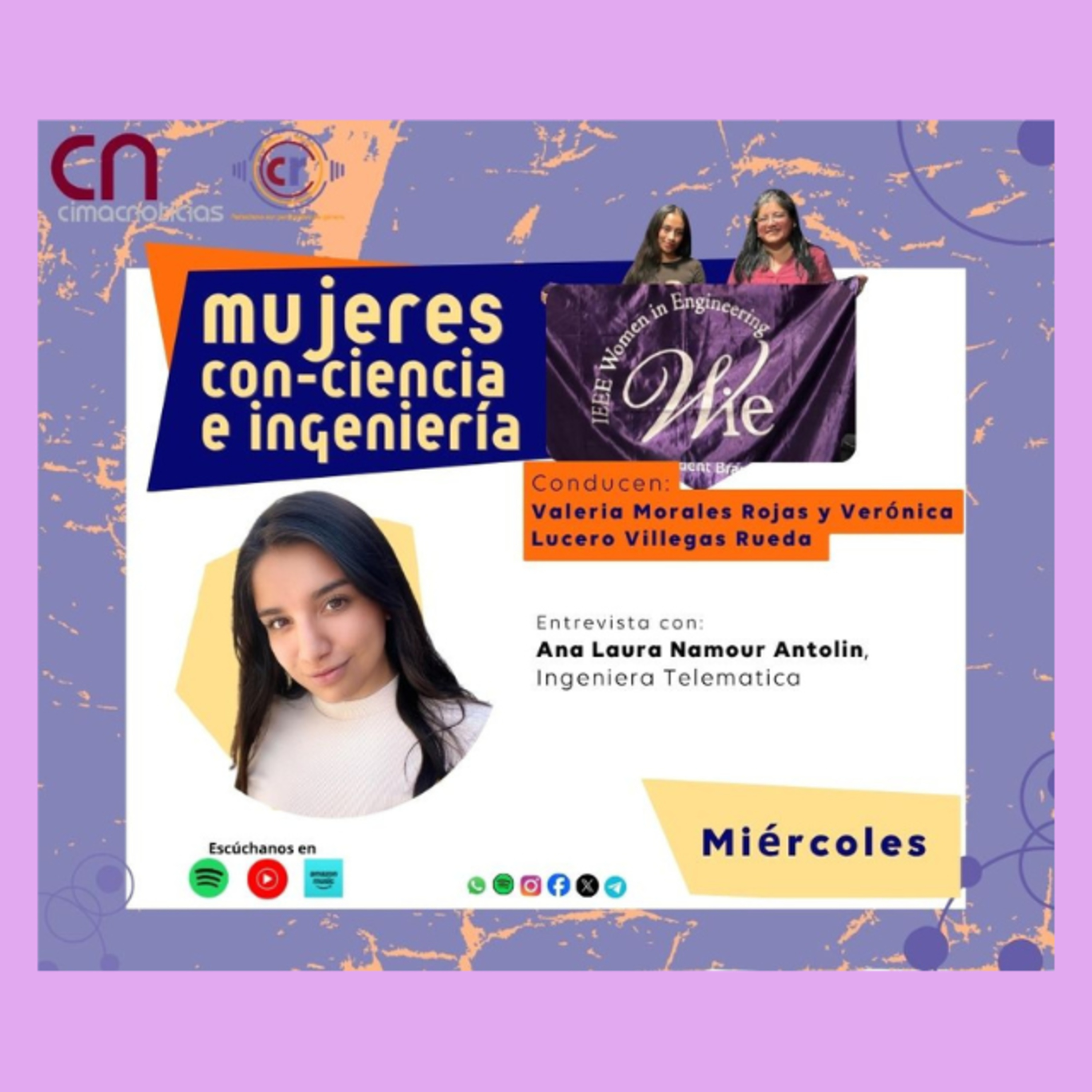 Mujeres con-ciencia e ingeniería: Ana Laura Namour Antolín, Ingeniera Telemática episode artwork