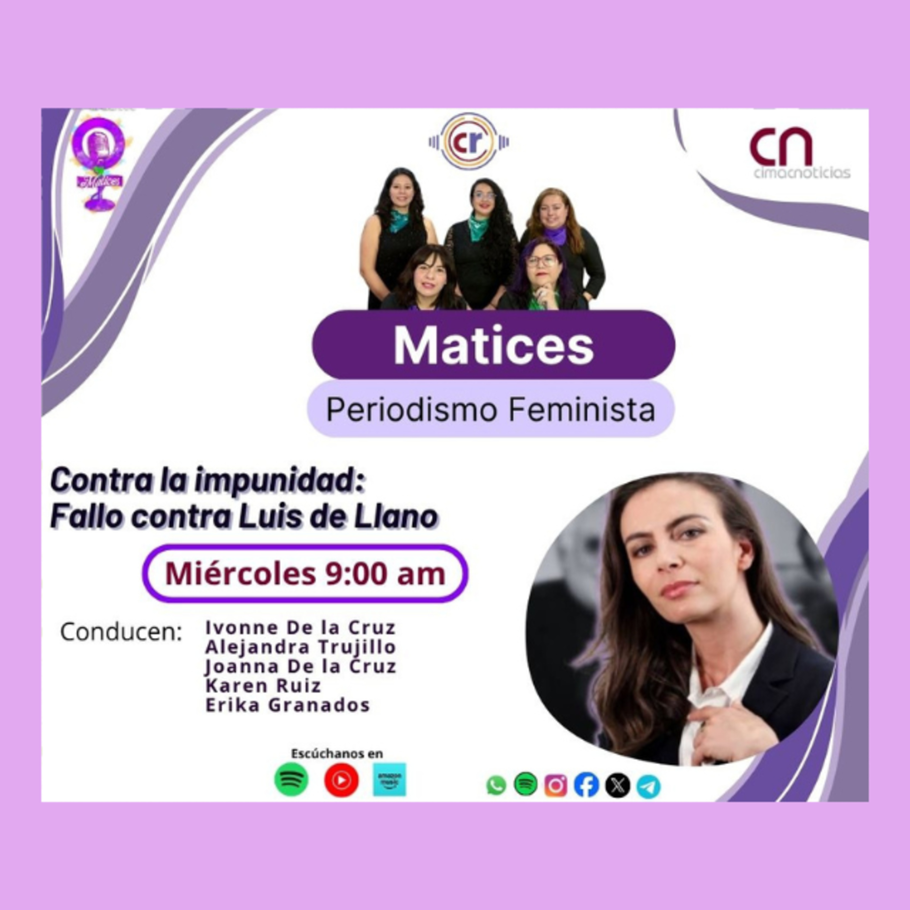 Matices: Contra la impunidad: del fallo contra Luis de Llano al peligro de buscar a los desaparecidos episode artwork