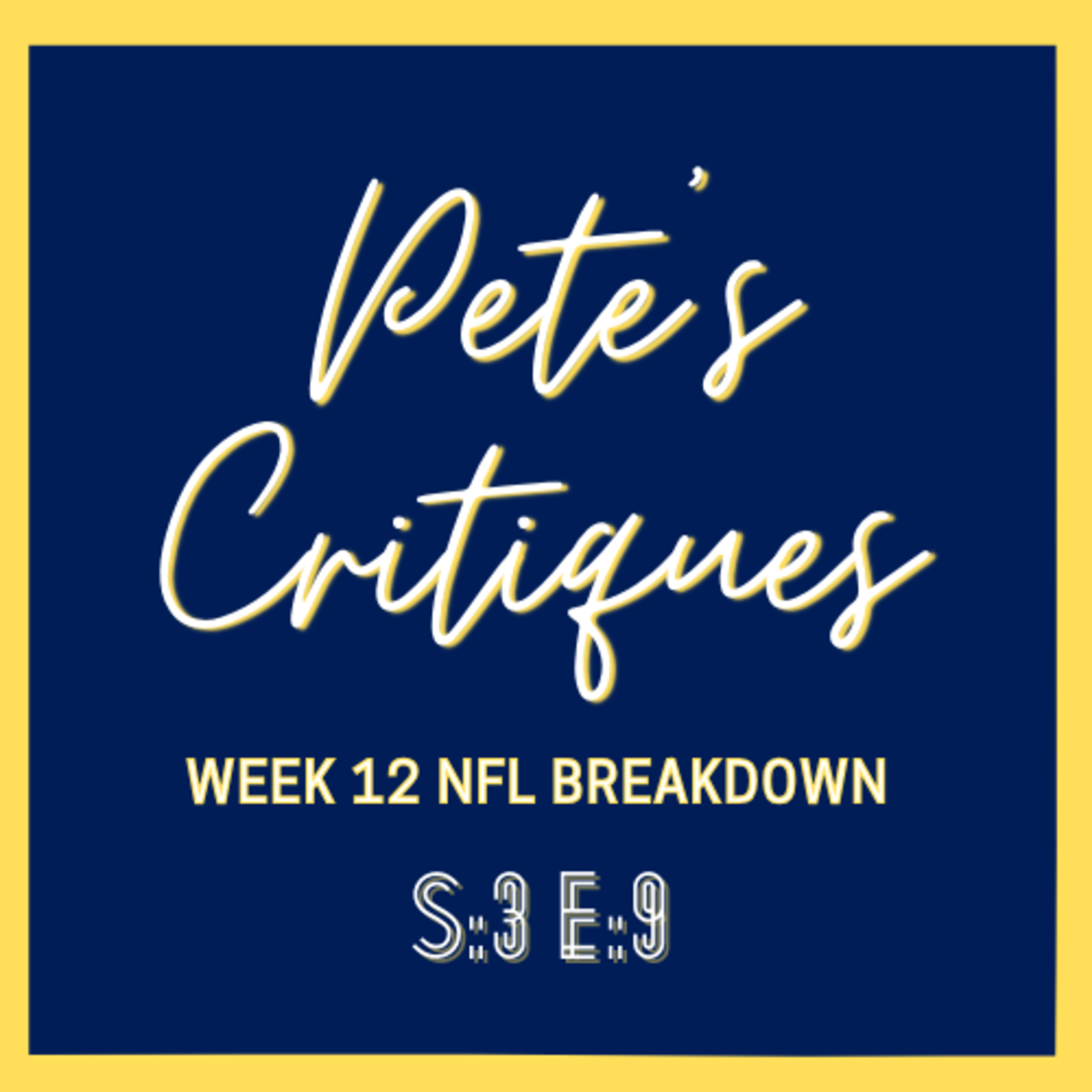 2023 Week 12 Breakdown episode artwork