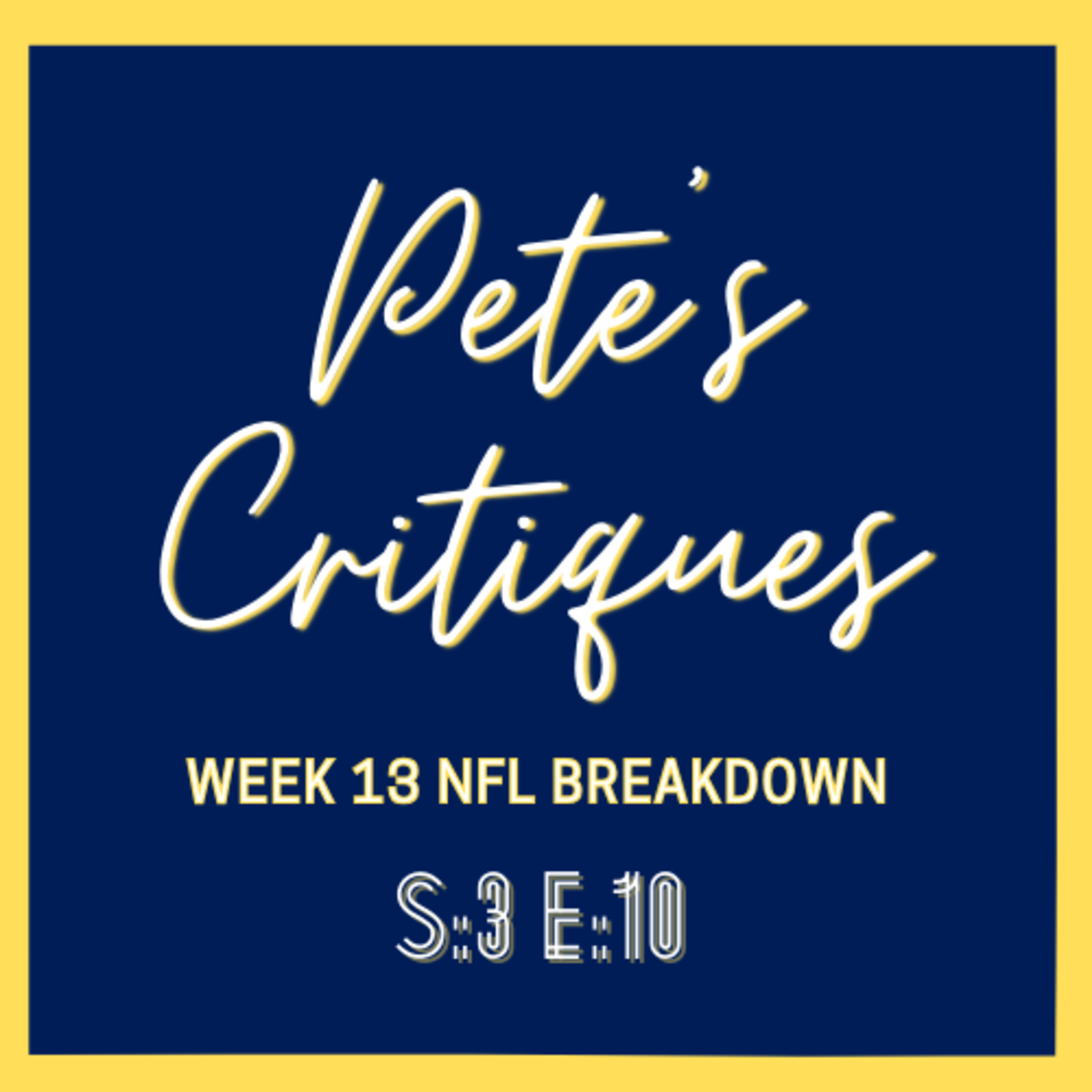 2023 Week 13 Breakdown episode artwork