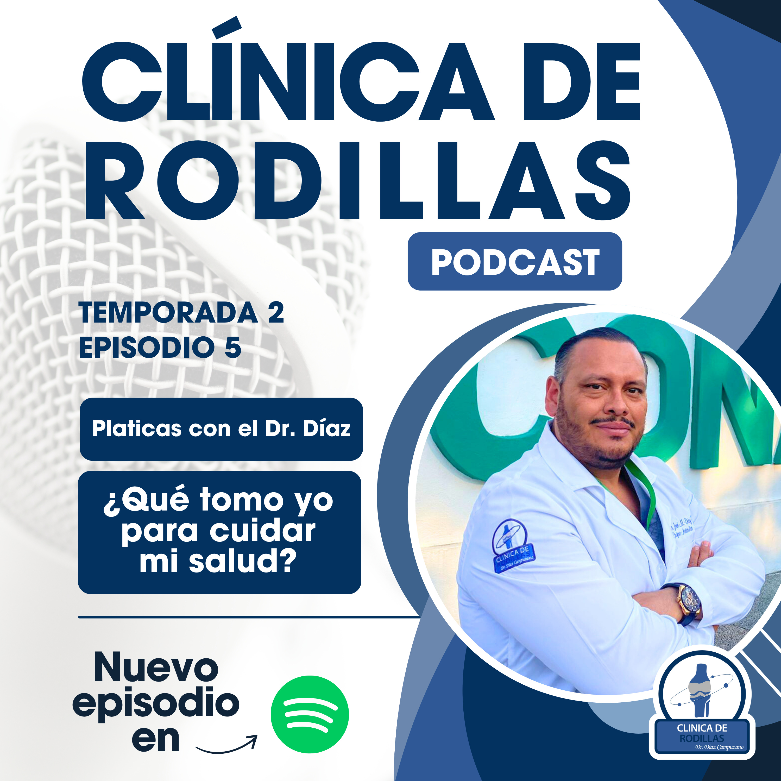 Portada de Clínica de rodillas del Dr. Díaz Campuzano
