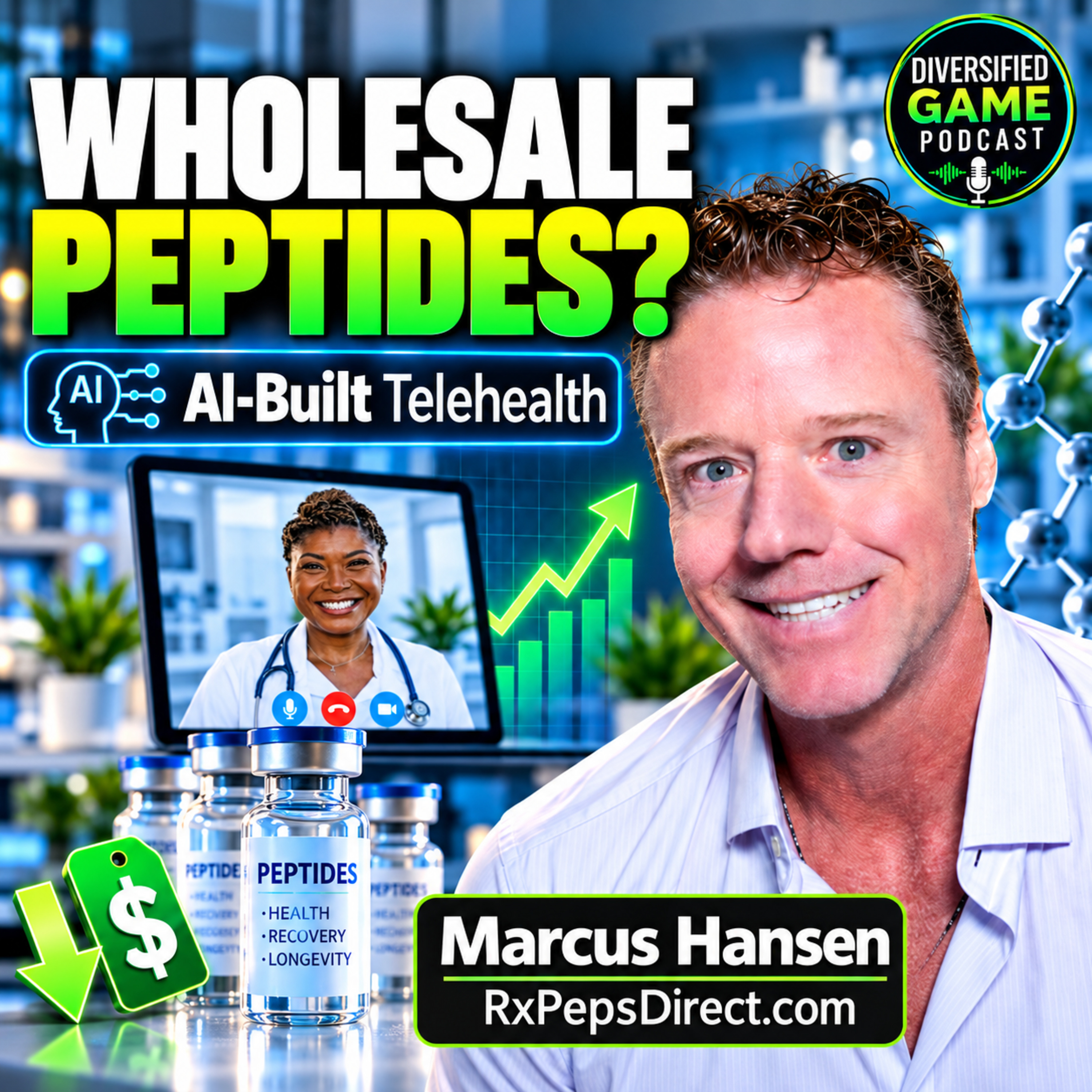 He Built an AI-Powered Business Offering WHOLESALE Prescription Peptides | Marcus Hansen