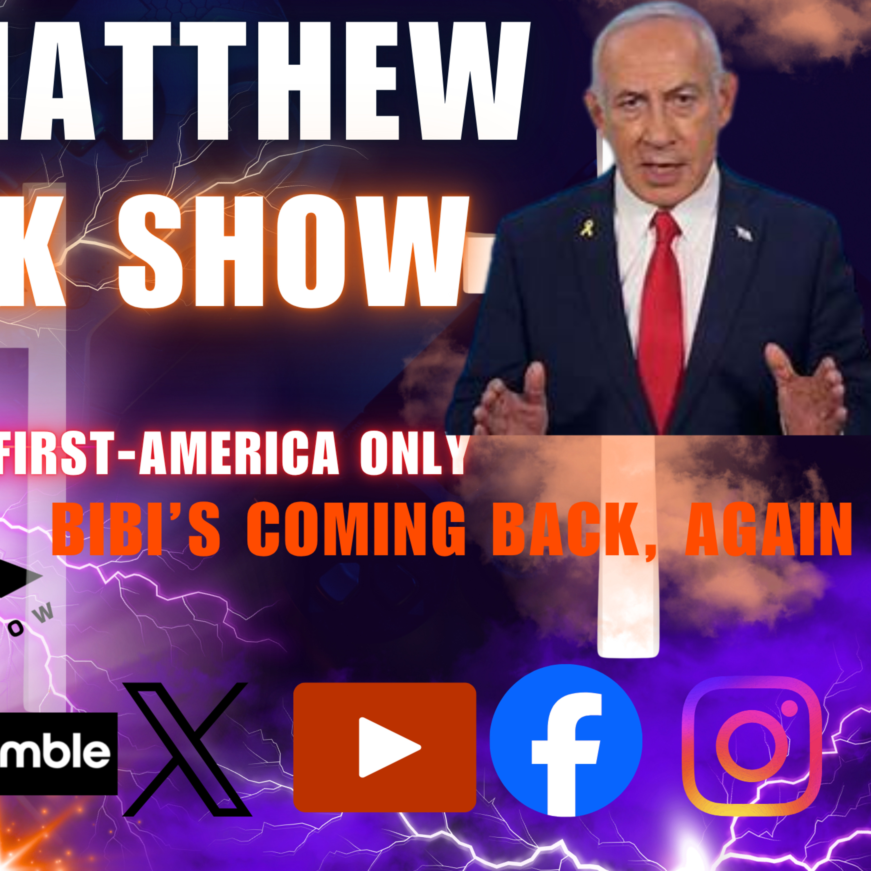 Matthew Dark Show-Trump not looking good at White House Dinner-Bibi coming back, again! episode artwork