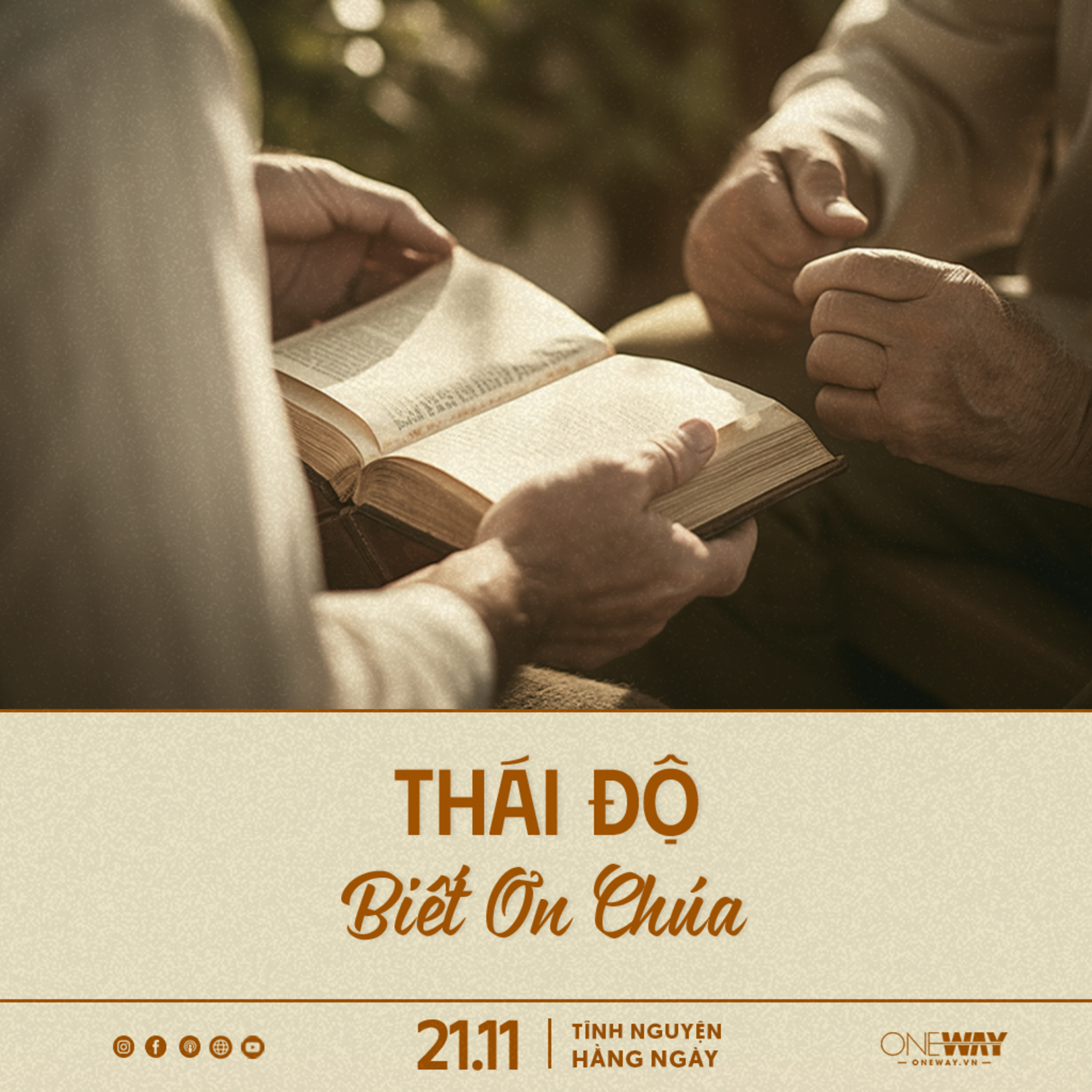 THÁI ĐỘ BIẾT ƠN CHÚA | Tĩnh Nguyện Hằng Ngày 21/11/2023 episode artwork