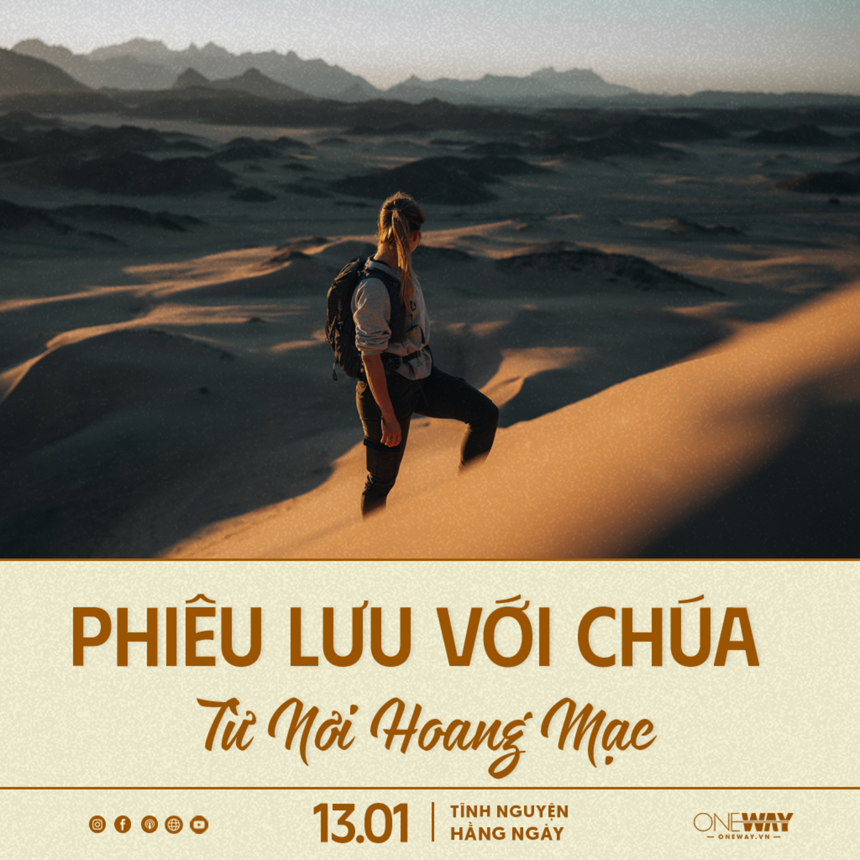 PHIÊU LƯU VỚI CHÚA TỪ NƠI HOANG MẠC | Tĩnh Nguyện Hằng Ngày 13/01/2024 episode artwork