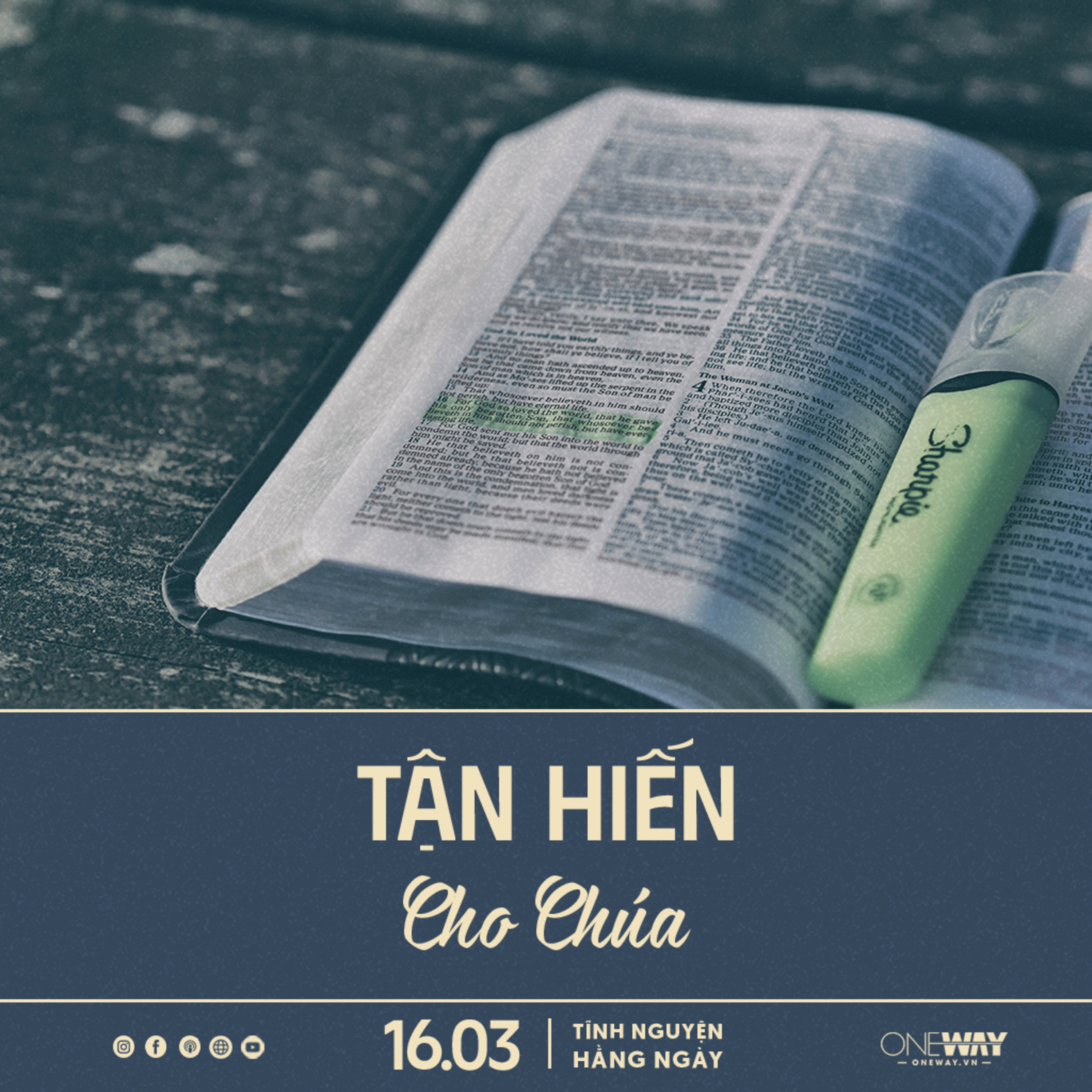 TẬN HIẾN CHO CHÚA | Tĩnh Nguyện Hằng Ngày 16/03/2024 episode artwork