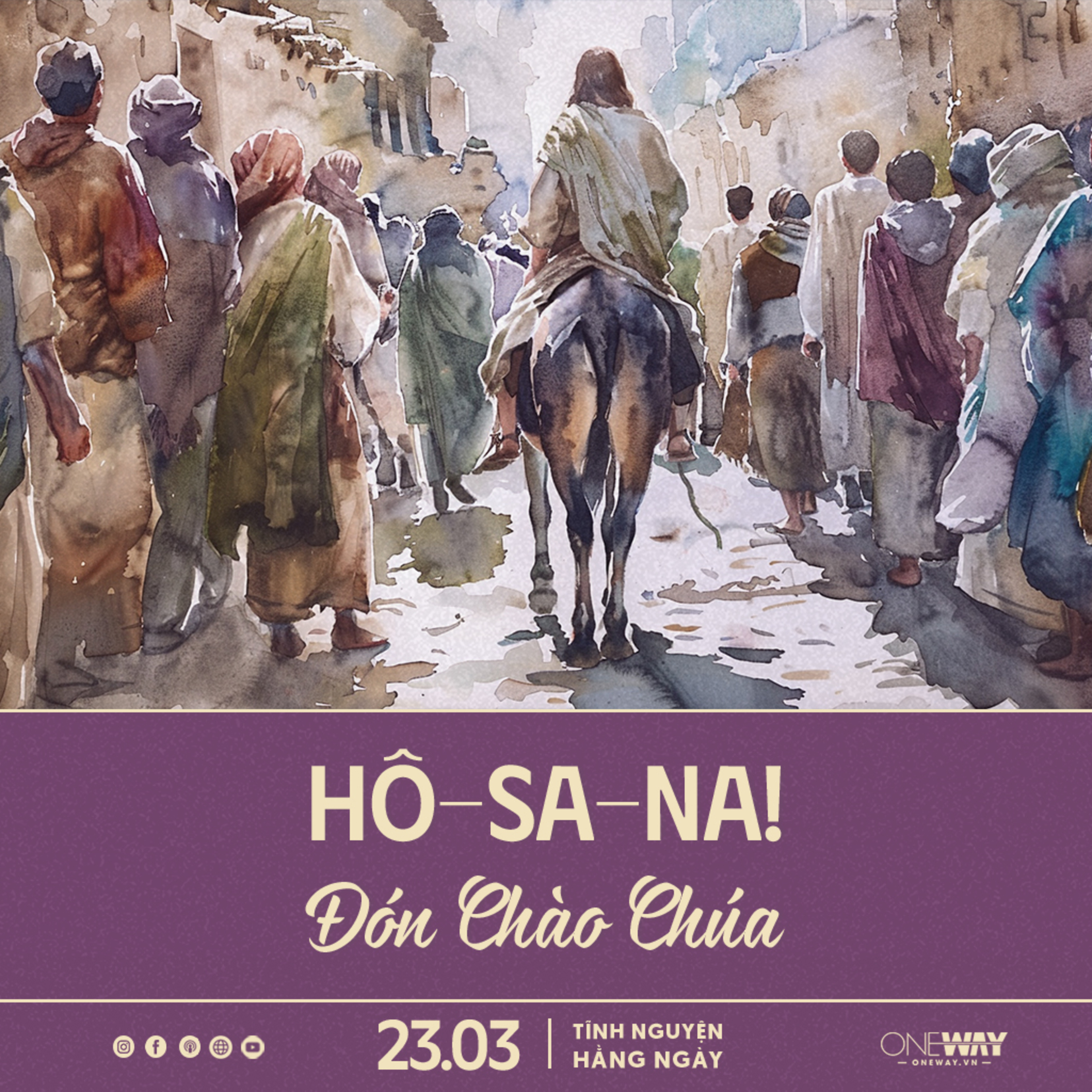 HÔ-SA-NA! ĐÓN CHÀO CHÚA | Tĩnh Nguyện Hằng Ngày 23/03/202 episode artwork