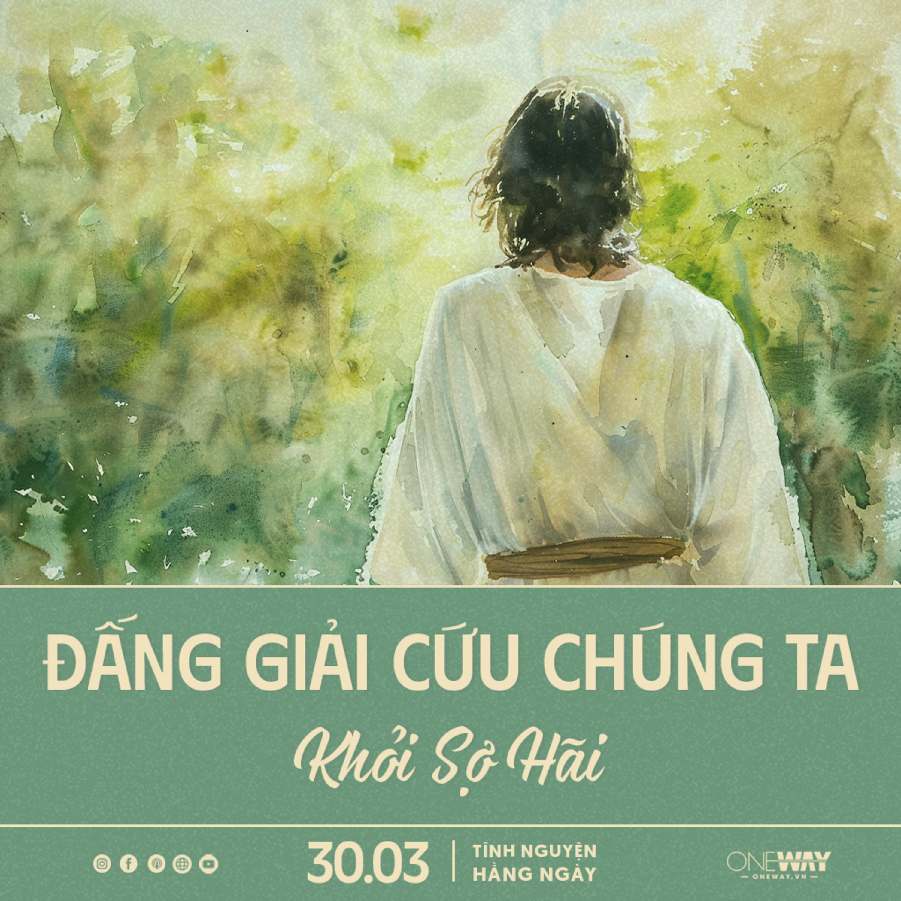 ĐẤNG GIẢI CỨU CHÚNG TA KHỎI SỢ HÃI | Tĩnh Nguyện Hằng Ngày 30/03/2024 episode artwork