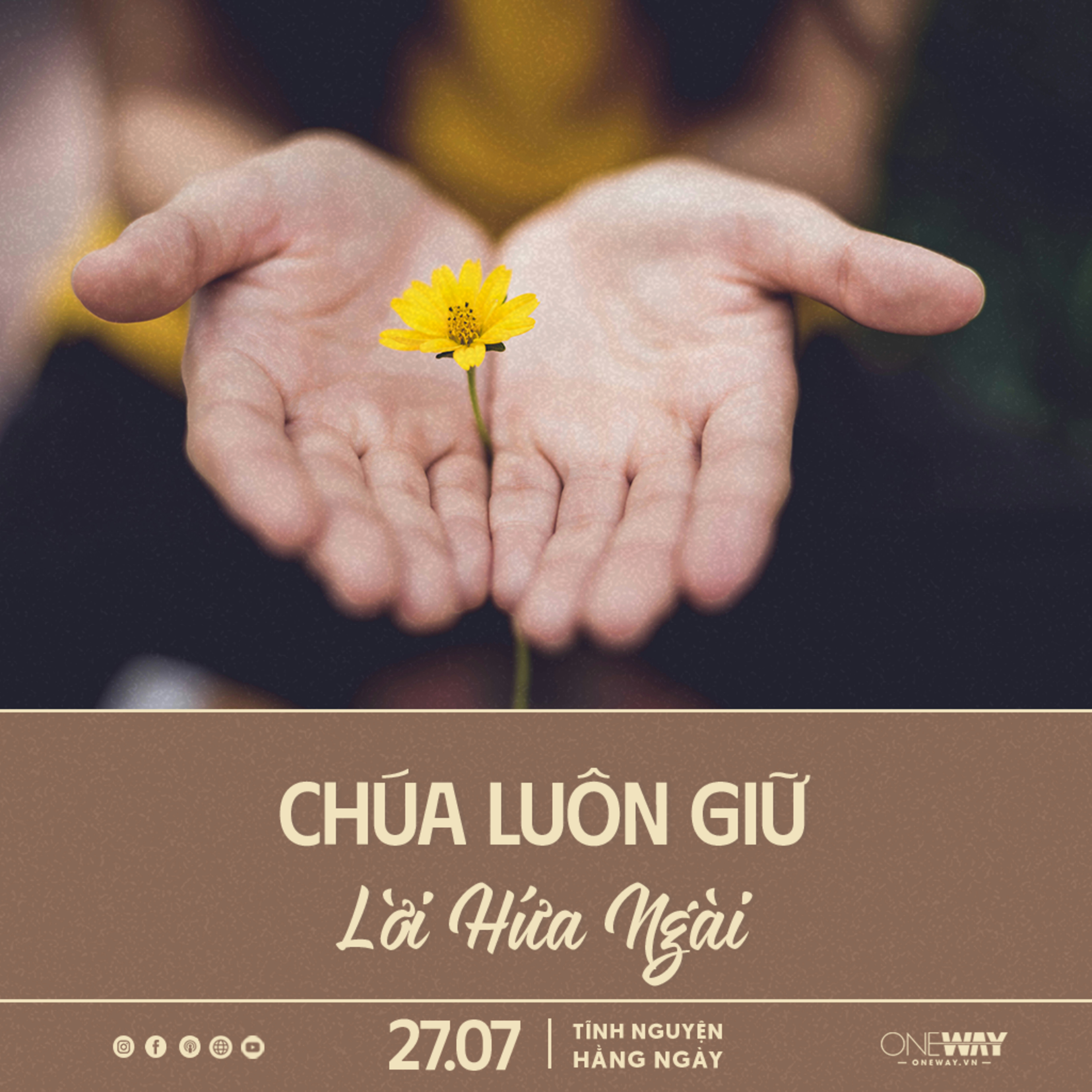 CHÚA LUÔN GIỮ LỜI HỨA NGÀI | Tĩnh Nguyện Hằng Ngày 27/07/2024 episode artwork