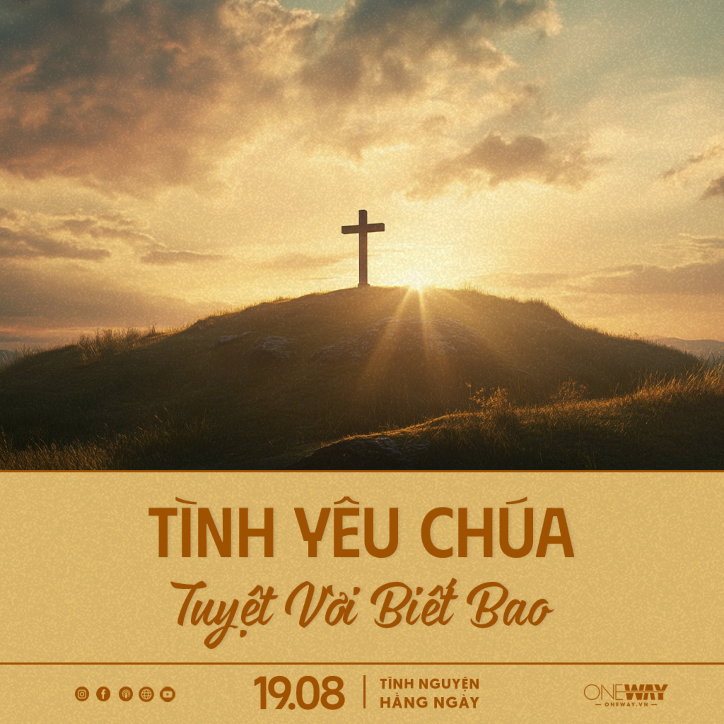 TÌNH YÊU CHÚA TUYỆT VỜI BIẾT BAO! | Tĩnh Nguyện Hằng Ngày 19/08/2024 episode artwork