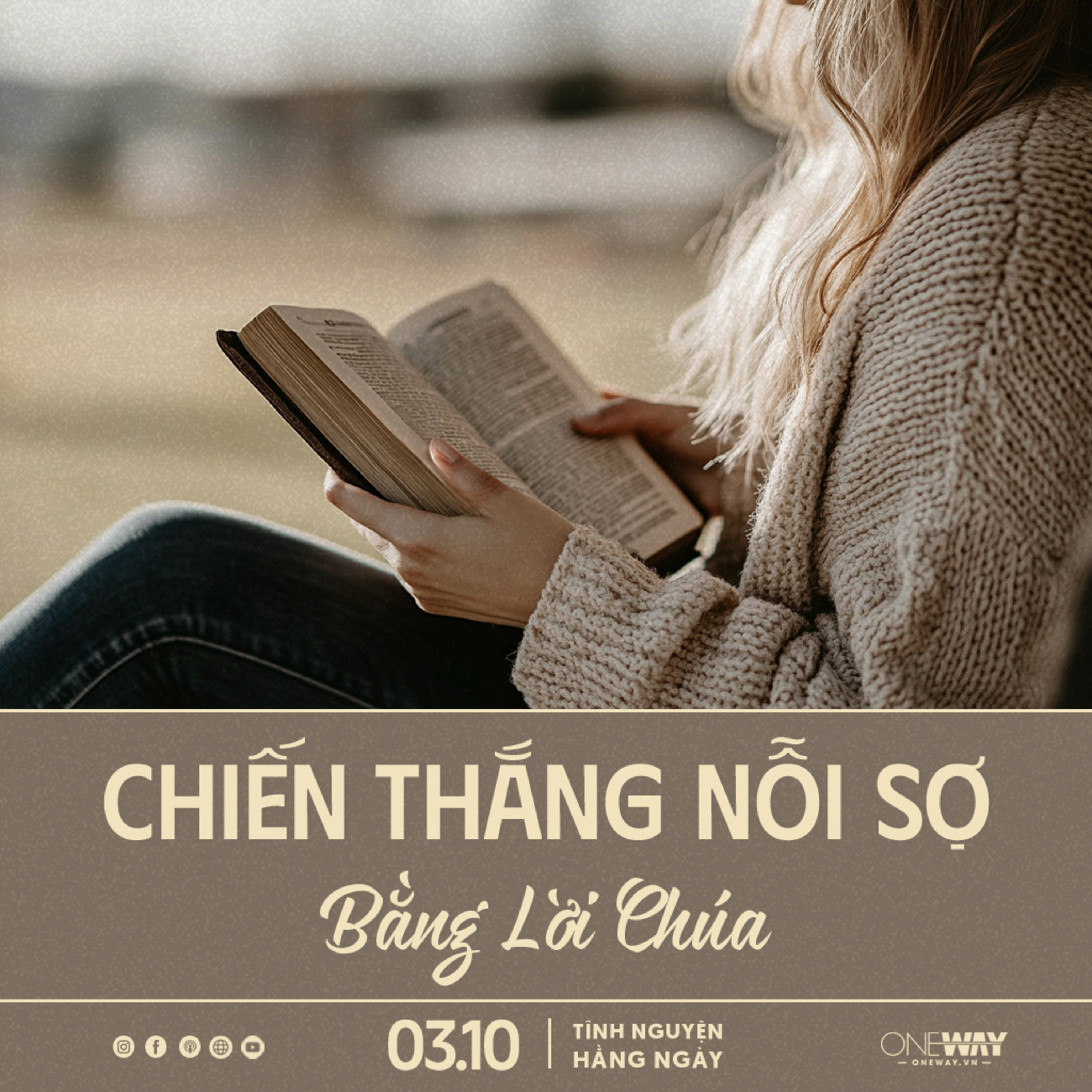 CHIẾN THẮNG NỖI SỢ BẰNG LỜI CHÚA | Tĩnh Nguyện Hằng Ngày 03/10/2024 episode artwork