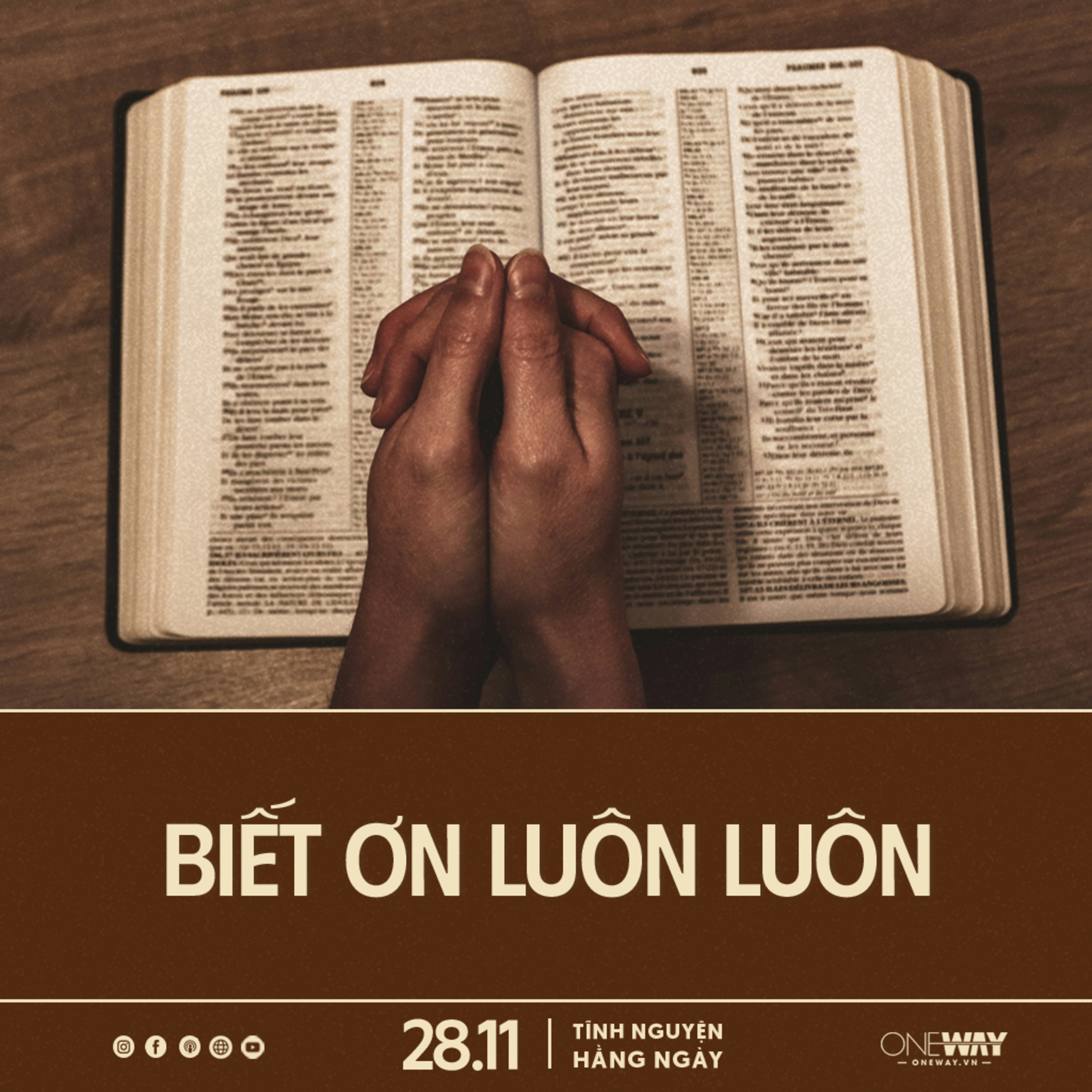 BIẾT ƠN LUÔN LUÔN | Tĩnh Nguyện Hằng Ngày 28/11/2024 episode artwork