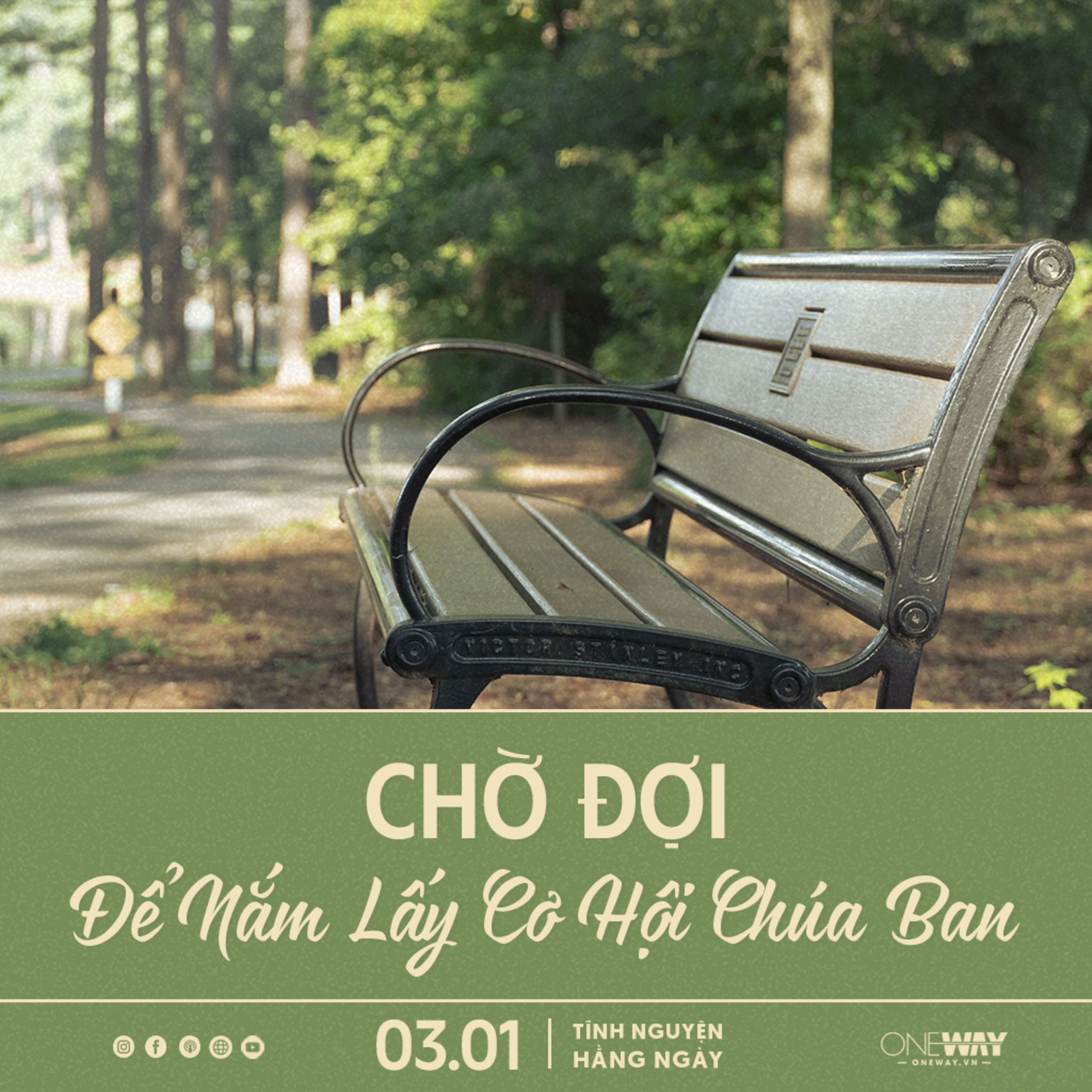 CHỜ ĐỢI ĐỂ NẮM LẤY CƠ HỘI CHÚA BAN | Tĩnh Nguyện Hằng Ngày 03/01/2025 episode artwork