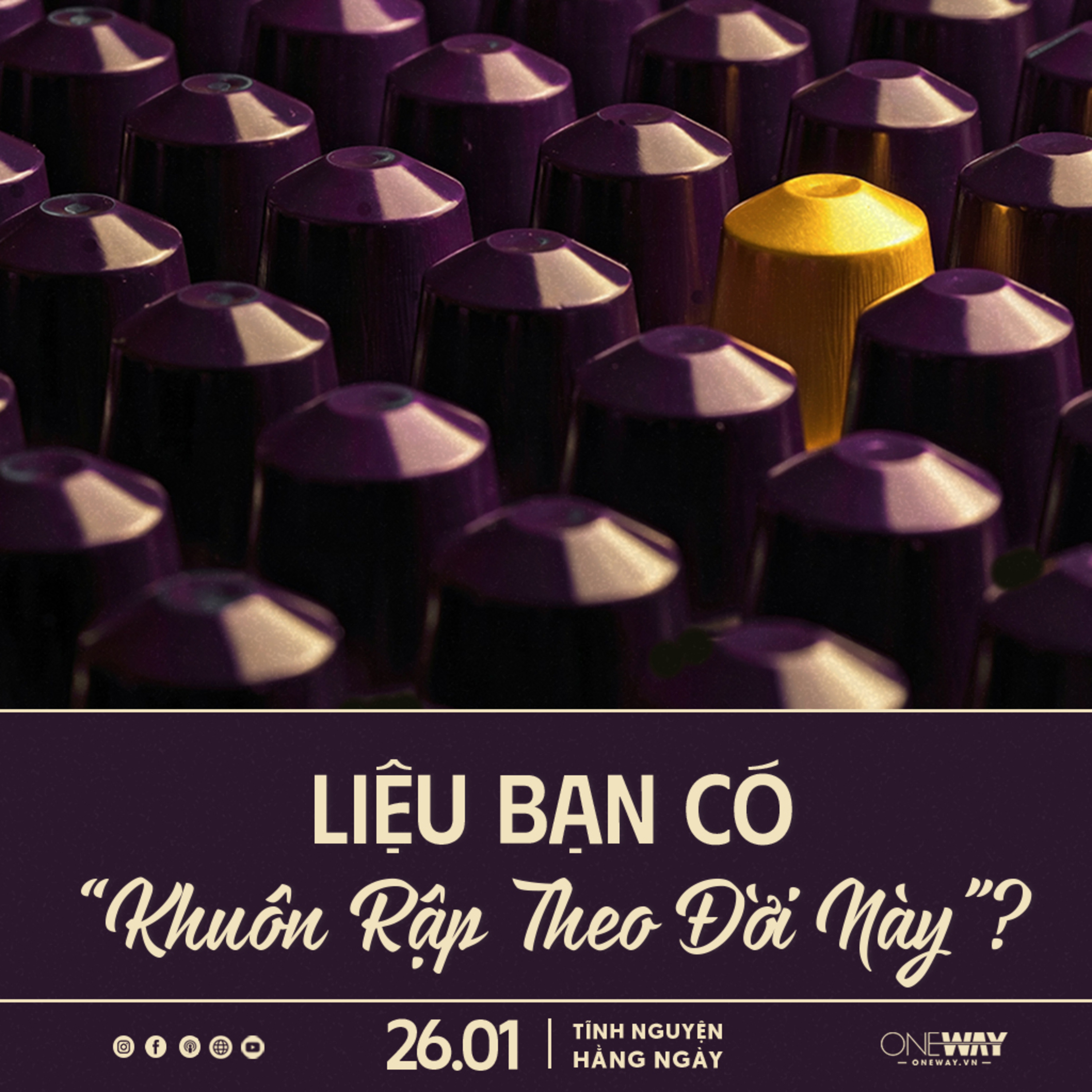 LIỆU BẠN CÓ “KHUÔN RẬP THEO ĐỜI NÀY”? | Tĩnh Nguyện Hằng Ngày 26/01/2025 episode artwork