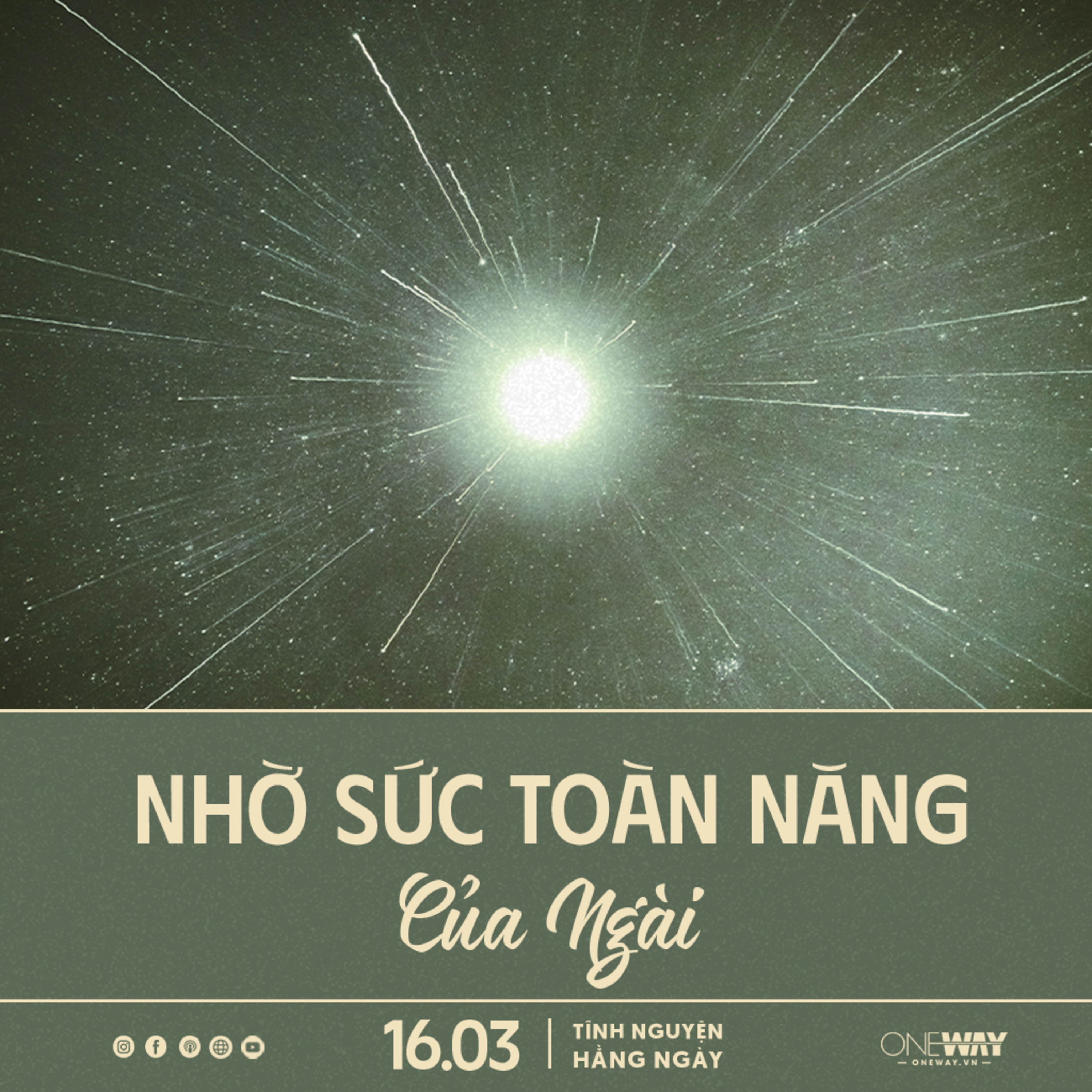 NHỜ SỨC TOÀN NĂNG CỦA NGÀI | Tĩnh Nguyện Hằng Ngày 16/03/2025 episode artwork