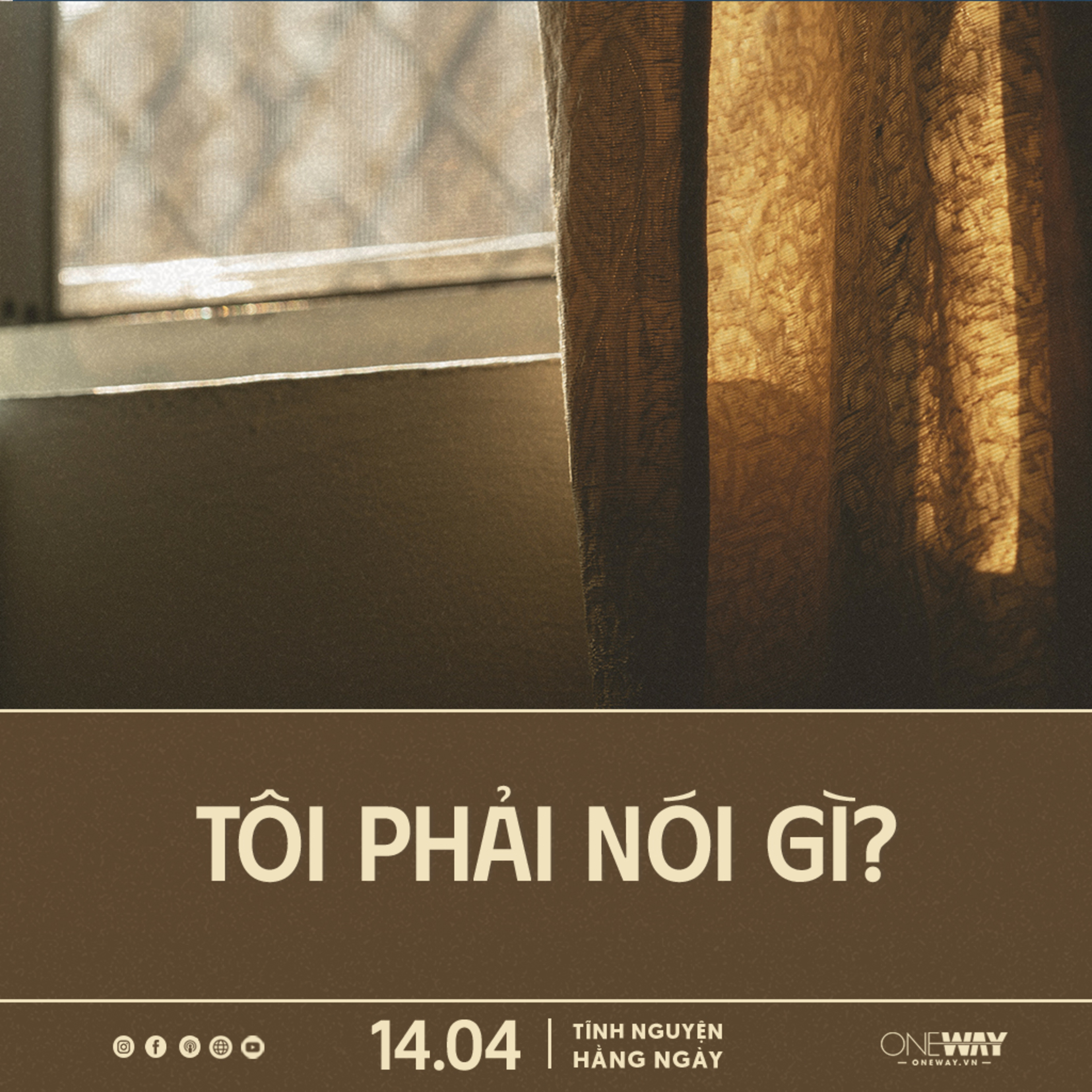 TÔI PHẢI NÓI GÌ? | Tĩnh Nguyện Hằng Ngày 14/04/2025 episode artwork