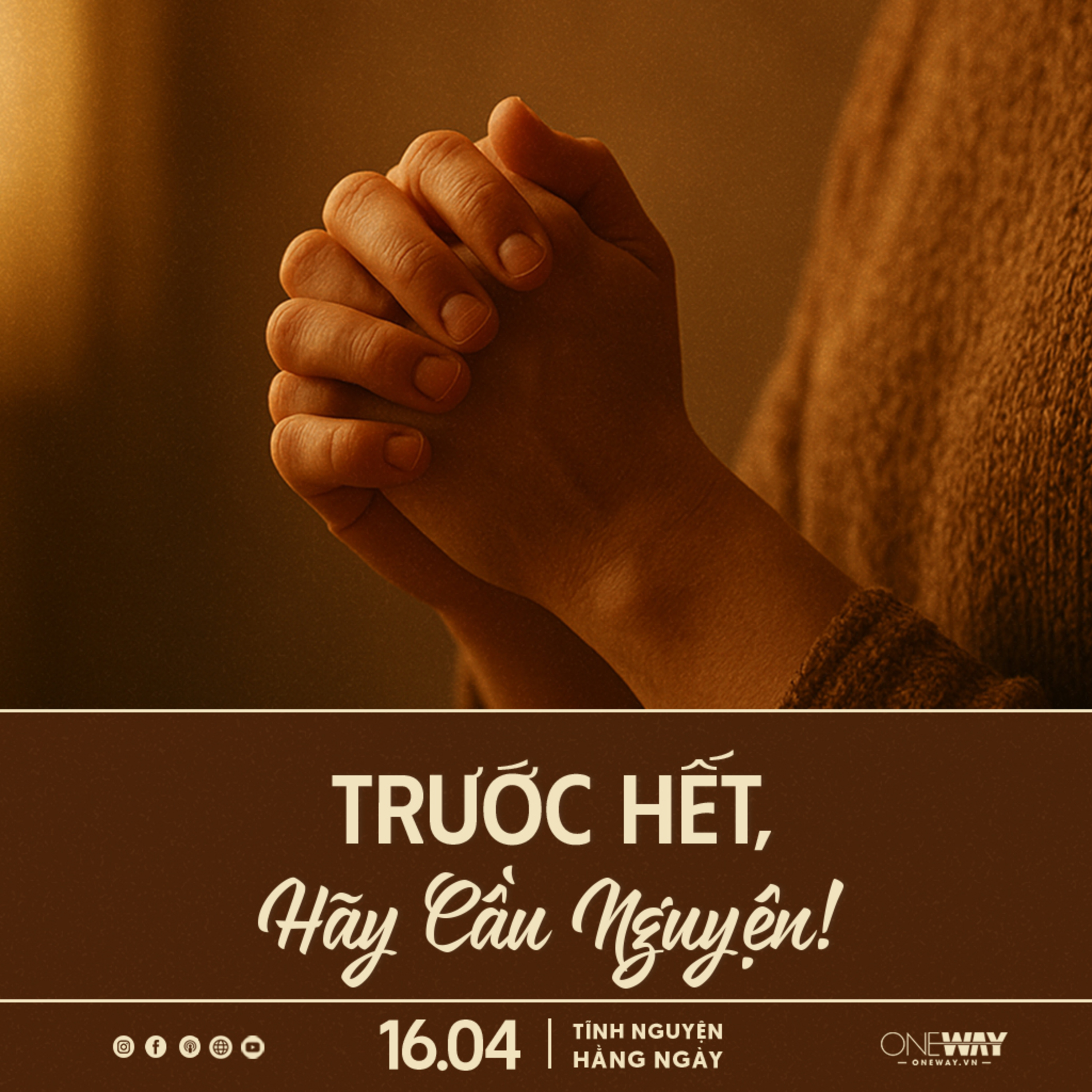 TRƯỚC HẾT, HÃY CẦU NGUYỆN! | Tĩnh Nguyện Hằng Ngày 16/04/2025 episode artwork