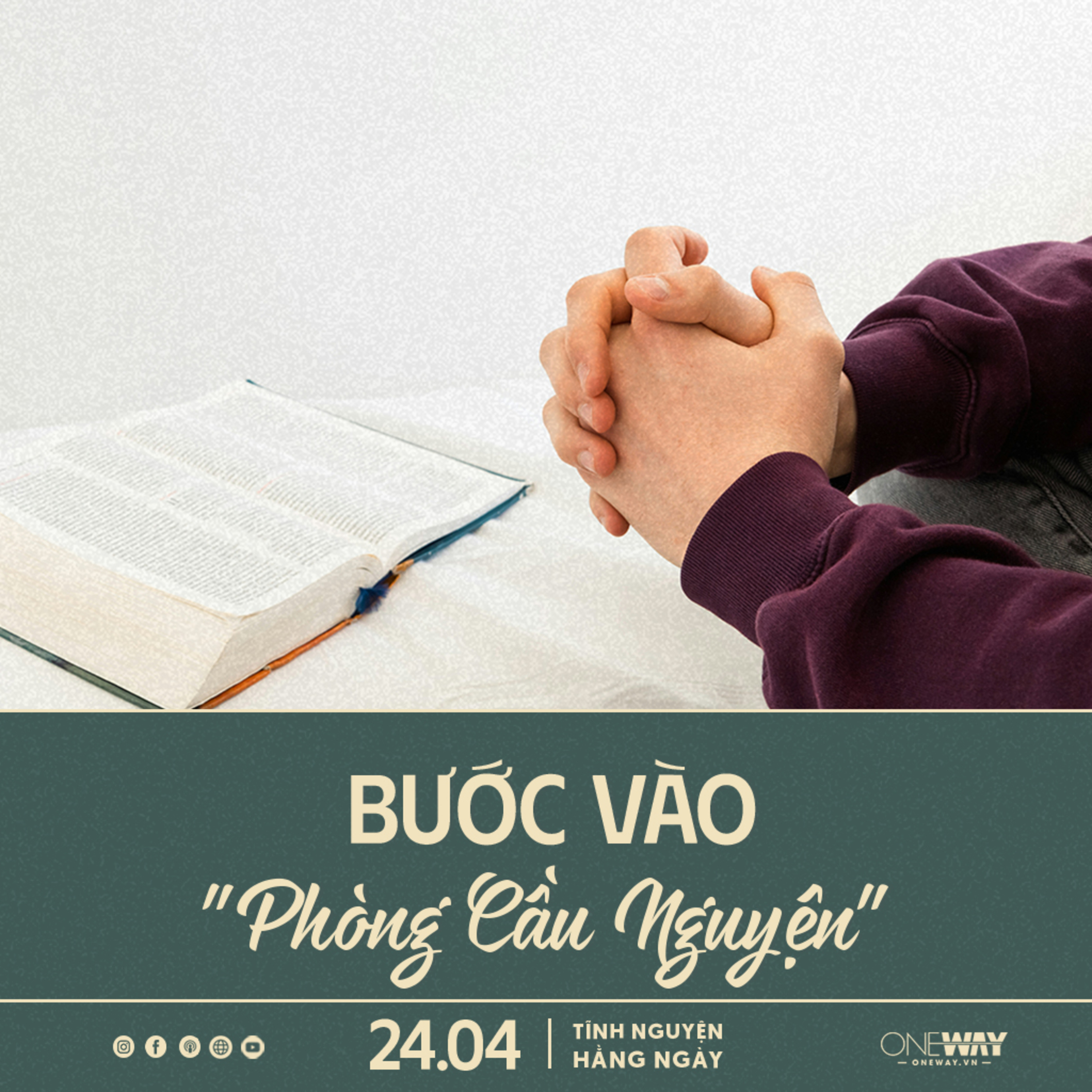 BƯỚC VÀO “PHÒNG CẦU NGUYỆN” | Tĩnh Nguyện Hằng Ngày 24/04/2025 episode artwork