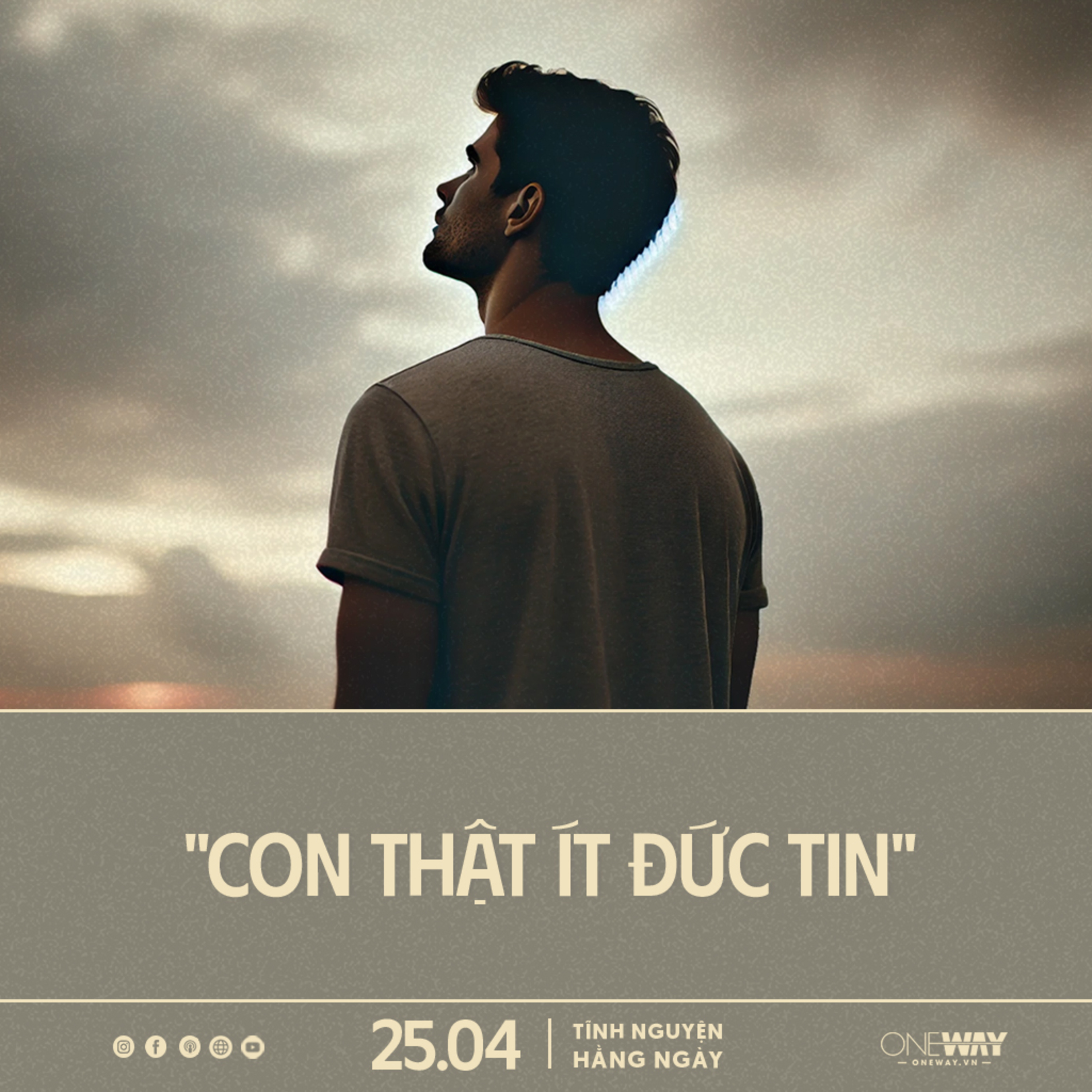 “CON THẬT ÍT ĐỨC TIN” | Tĩnh Nguyện Hằng Ngày 25/04/2025 episode artwork