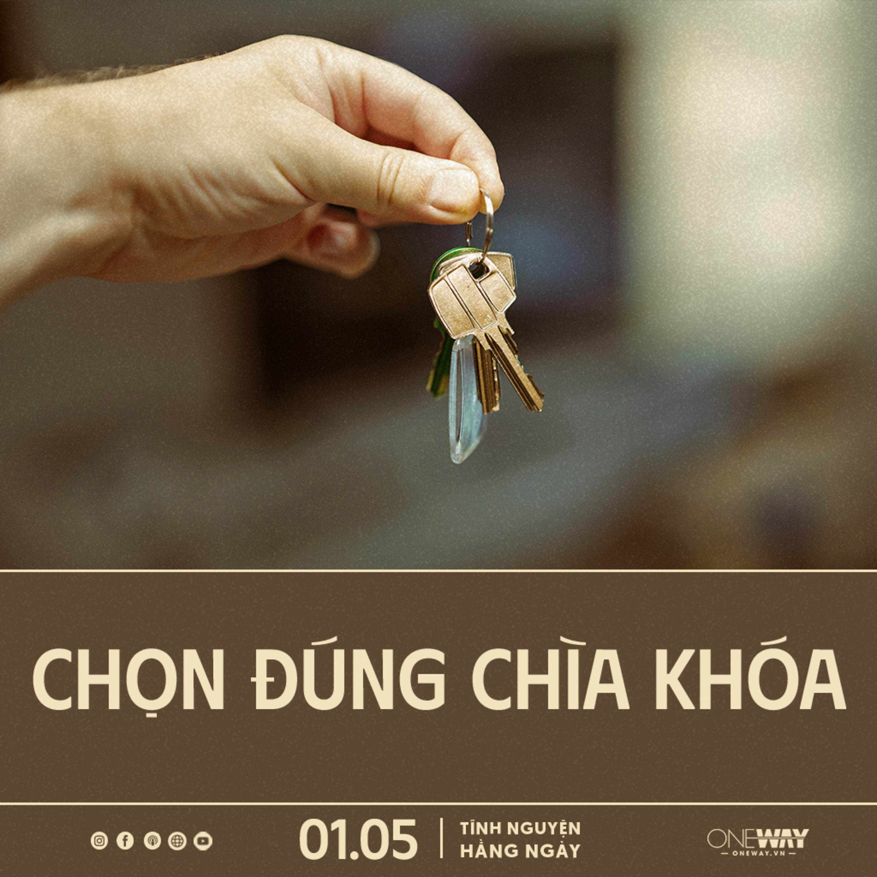 CHỌN ĐÚNG CHÌA KHÓA | Tĩnh Nguyện Hằng Ngày 01/05/2025 episode artwork