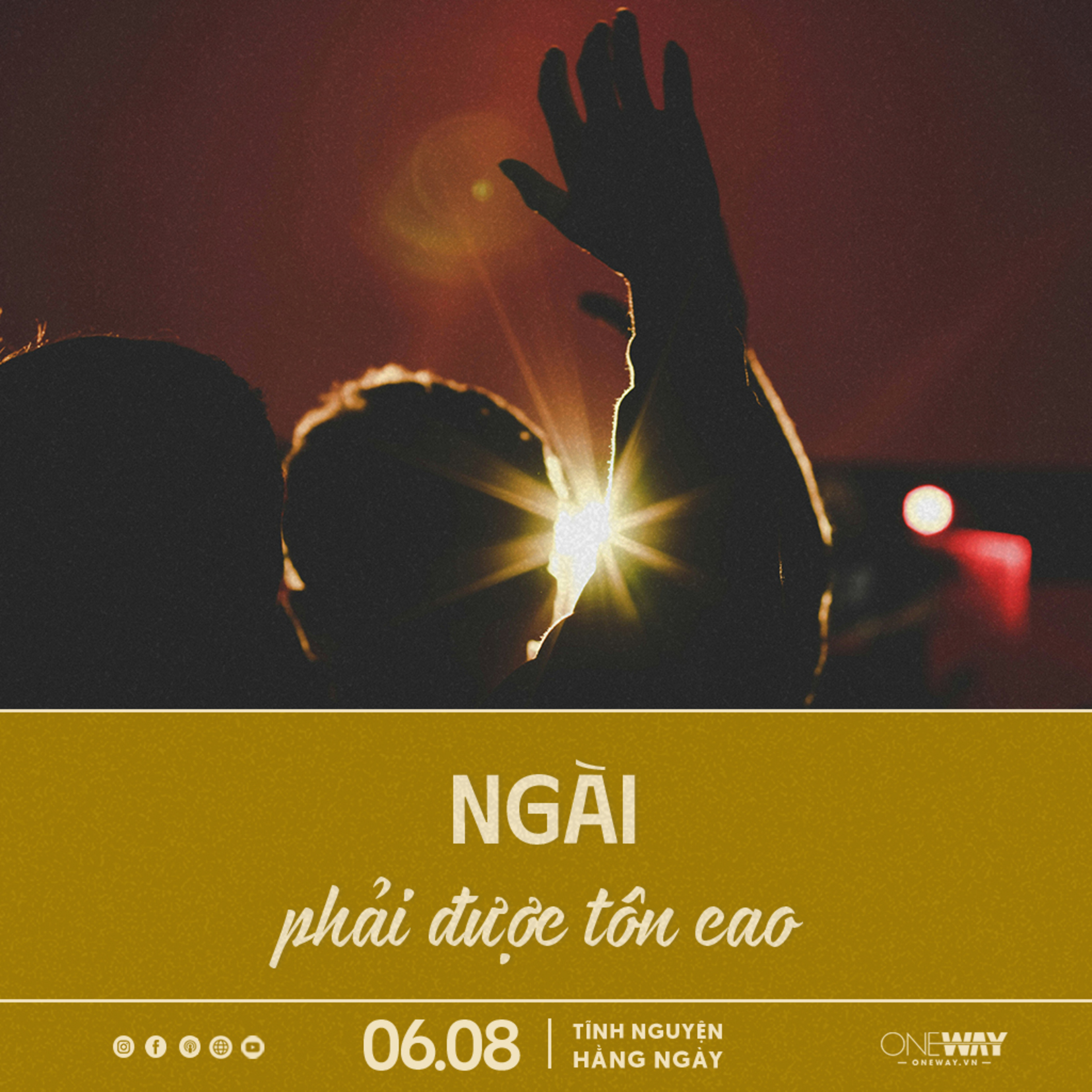 NGÀI PHẢI ĐƯỢC TÔN CAO | Tĩnh Nguyện Hằng Ngày 06/08/2025 episode artwork