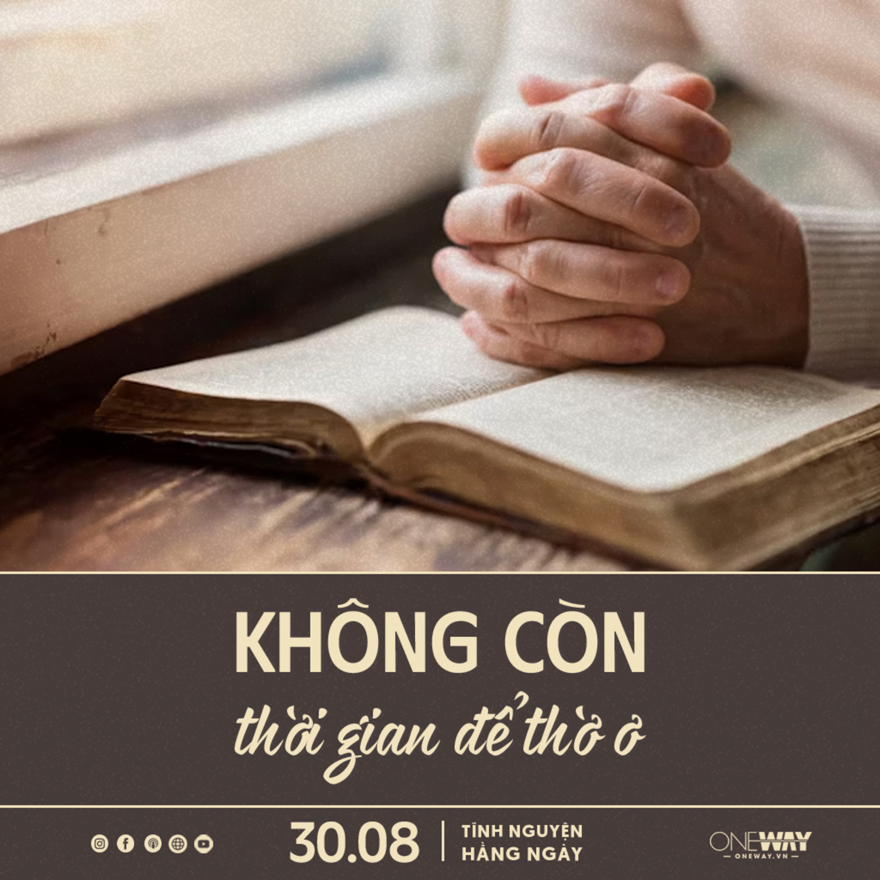 KHÔNG CÒN THỜI GIAN ĐỂ THỜ Ơ! | Tĩnh Nguyện Hằng Ngày 30/08/2025 episode artwork