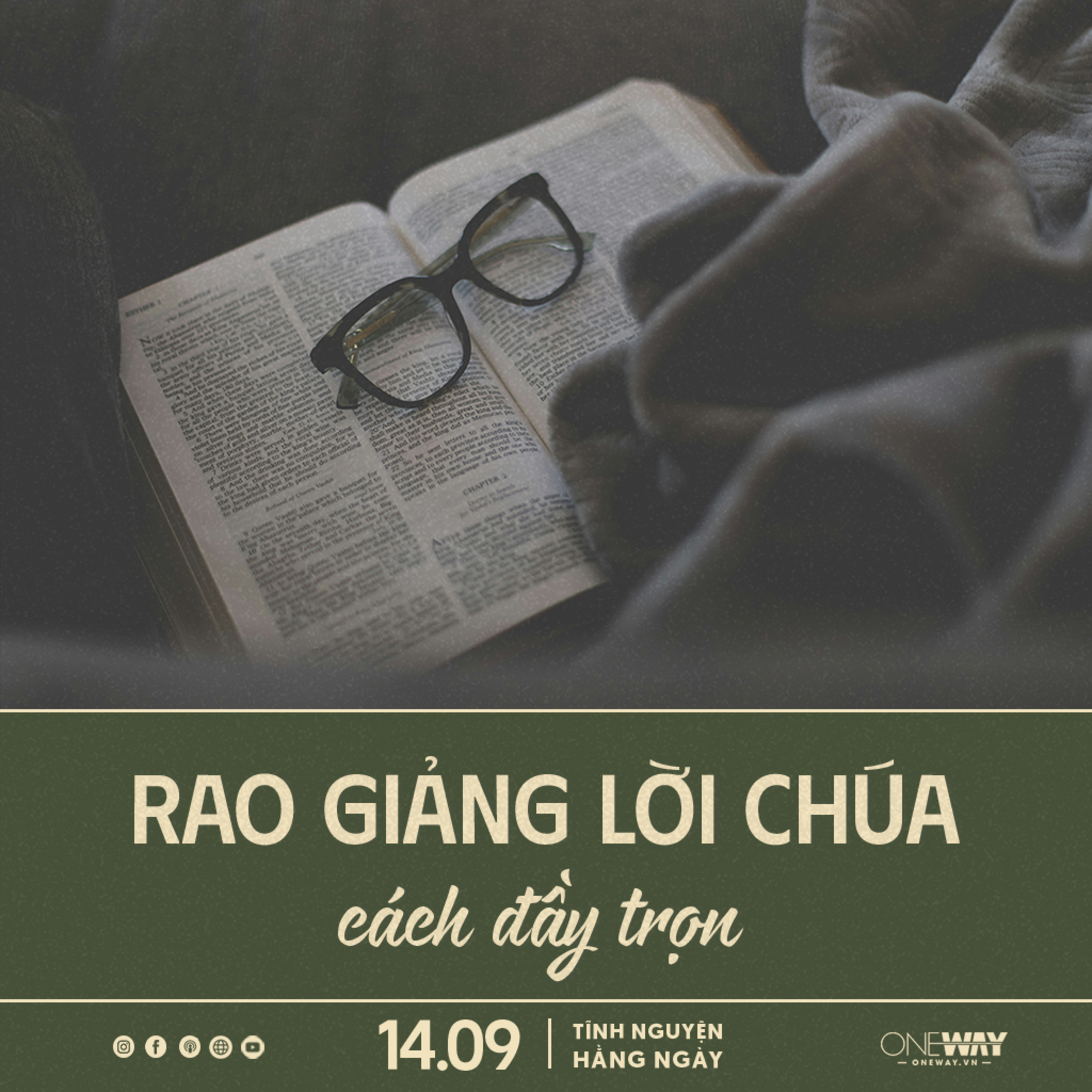 RAO GIẢNG LỜI CHÚA CÁCH ĐẦY TRỌN | Tĩnh Nguyện Hằng Ngày 14/09/2025 episode artwork