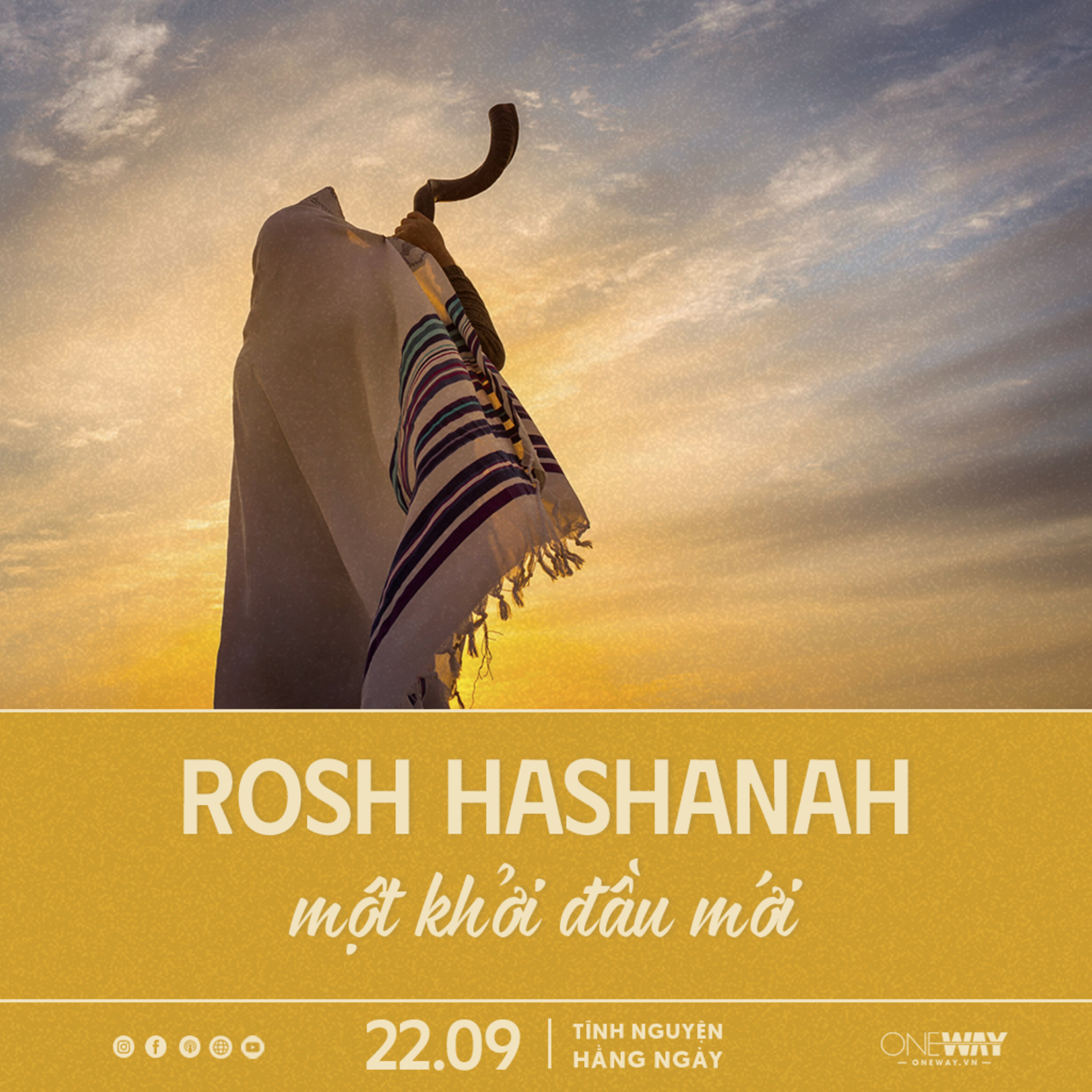 ROSH HASHANAH - MỘT KHỞI ĐẦU MỚI | Tĩnh Nguyện Hằng Ngày 22/09/2025 episode artwork