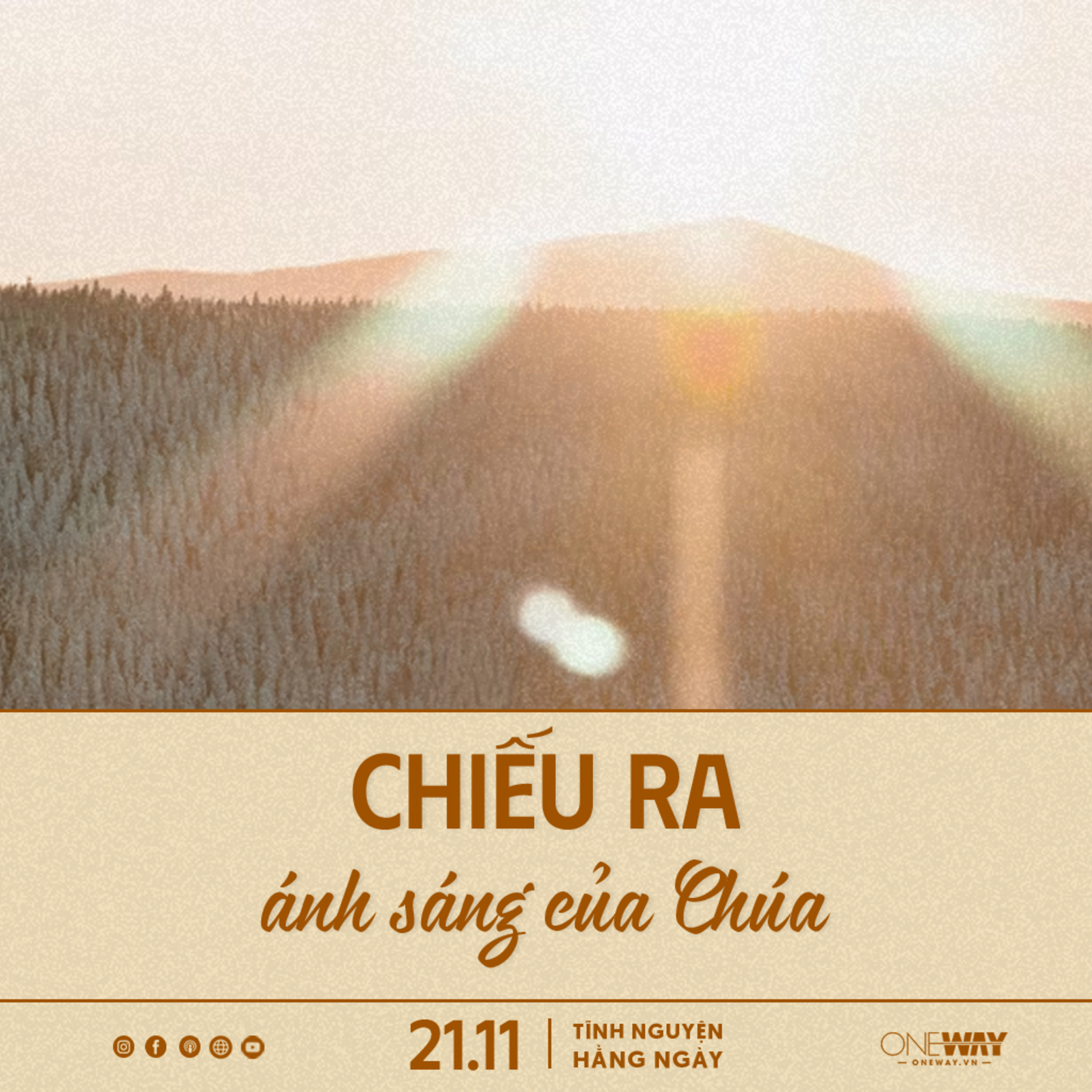 CHIẾU RA ÁNH SÁNG CỦA CHÚA | Tĩnh Nguyện Hằng Ngày 21/11/2025 episode artwork