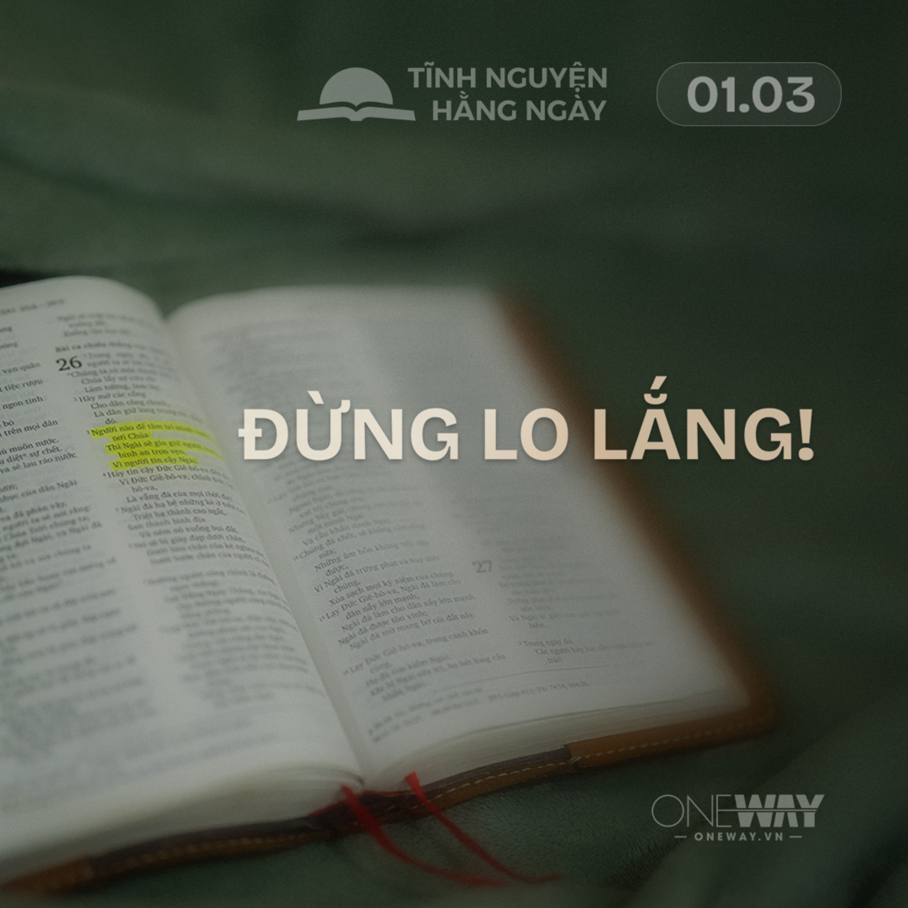 ĐỪNG LO LẮNG | Tĩnh Nguyện Hằng Ngày 01/03/2026 episode artwork
