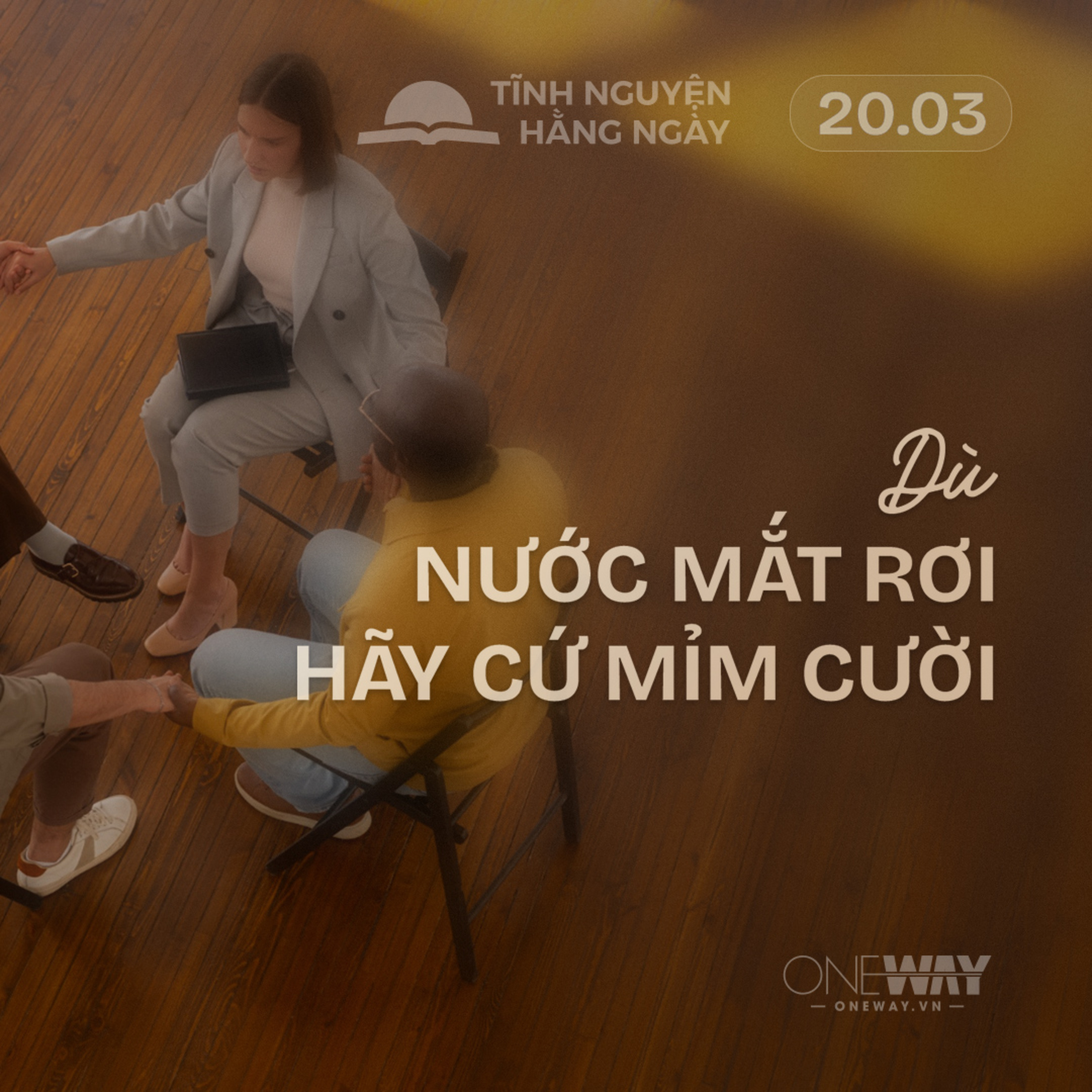 DÙ NƯỚC MẮT RƠI, HÃY CỨ MỈM CƯỜI | Tĩnh Nguyện Hằng Ngày 20/03/2026 episode artwork
