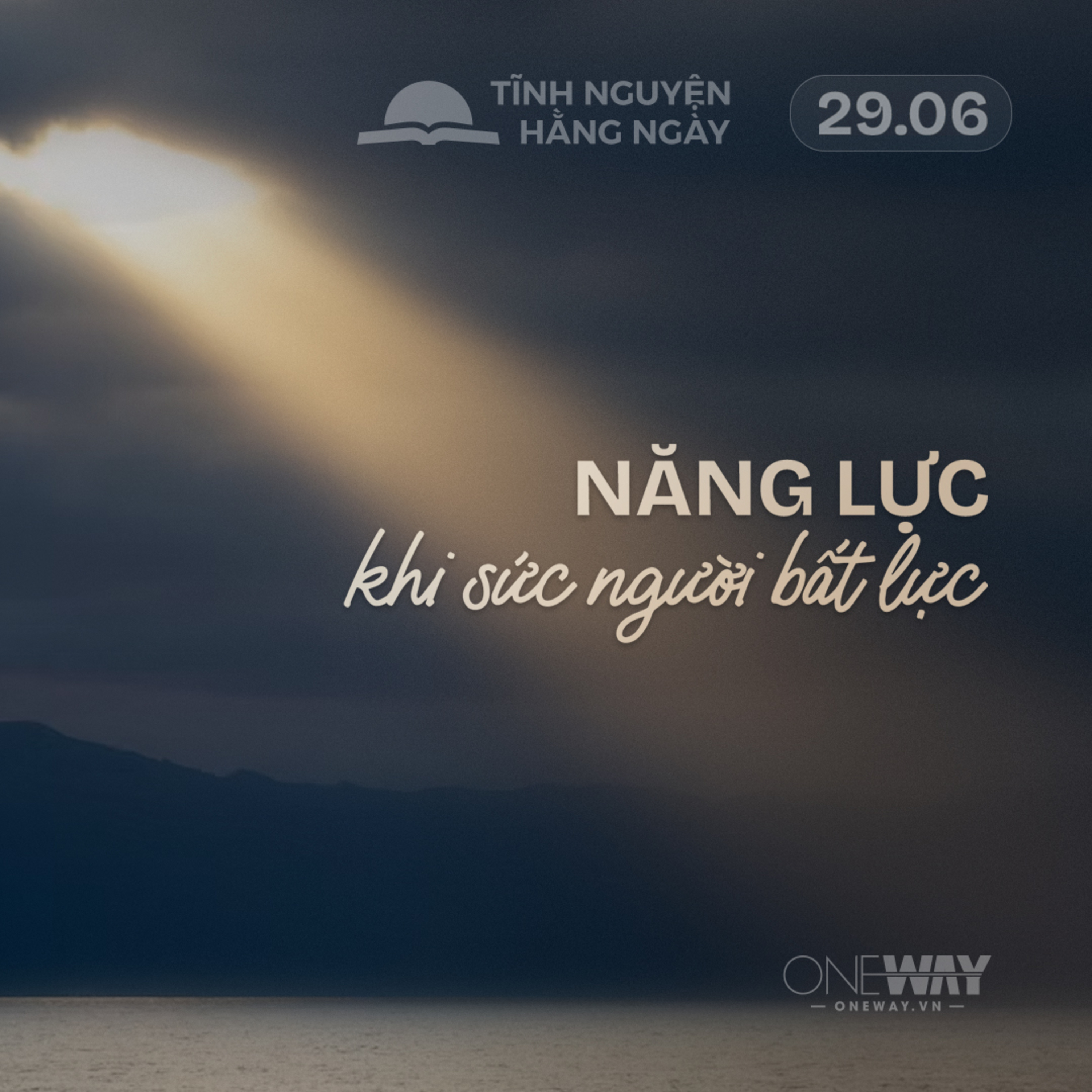 NĂNG LỰC KHI SỨC NGƯỜI BẤT LỰC | Tĩnh Nguyện Hằng Ngày 29/06/2026 episode artwork