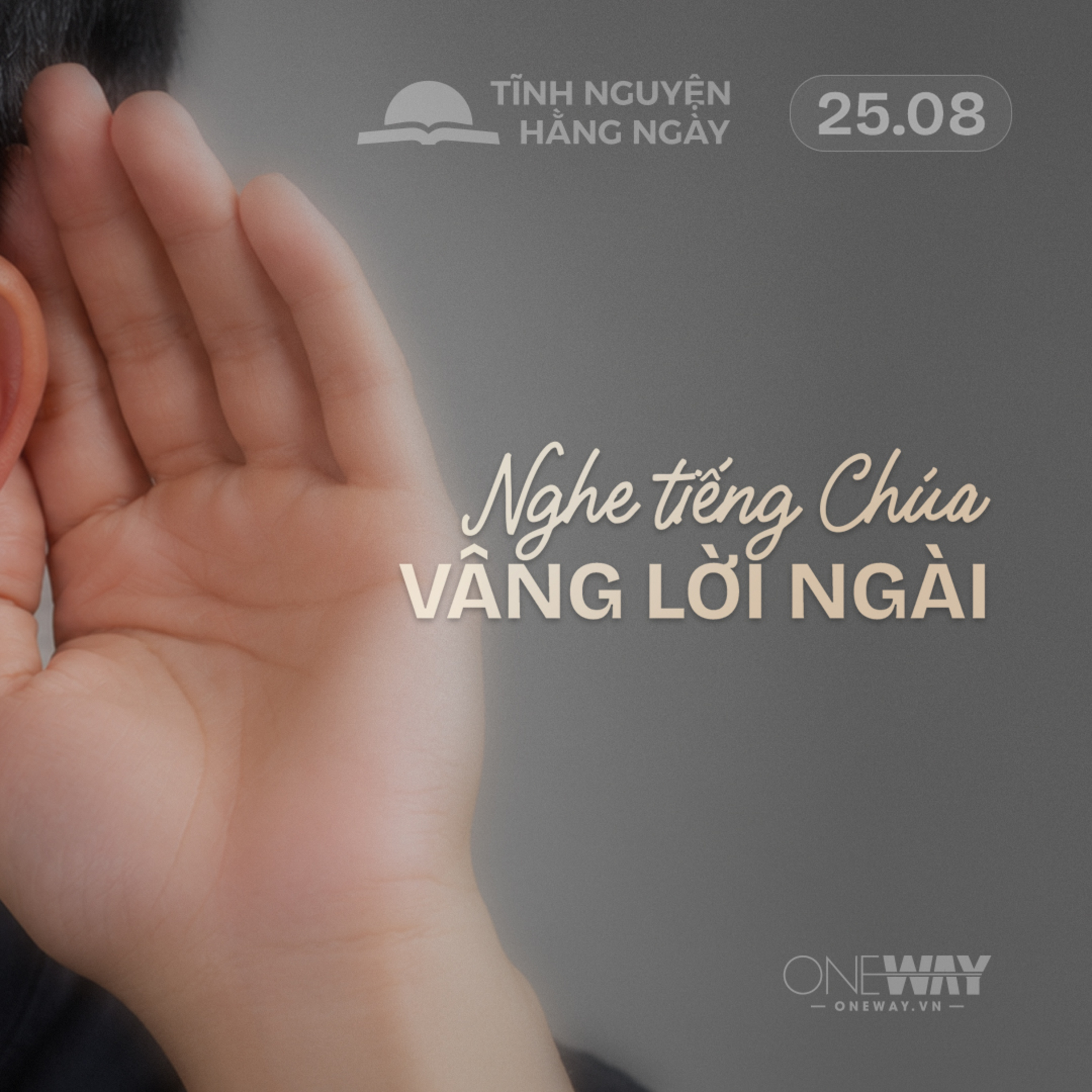 NGHE TIẾNG CHÚA, VÂNG LỜI NGÀI | Tĩnh Nguyện Hằng Ngày 25/08/2026 episode artwork