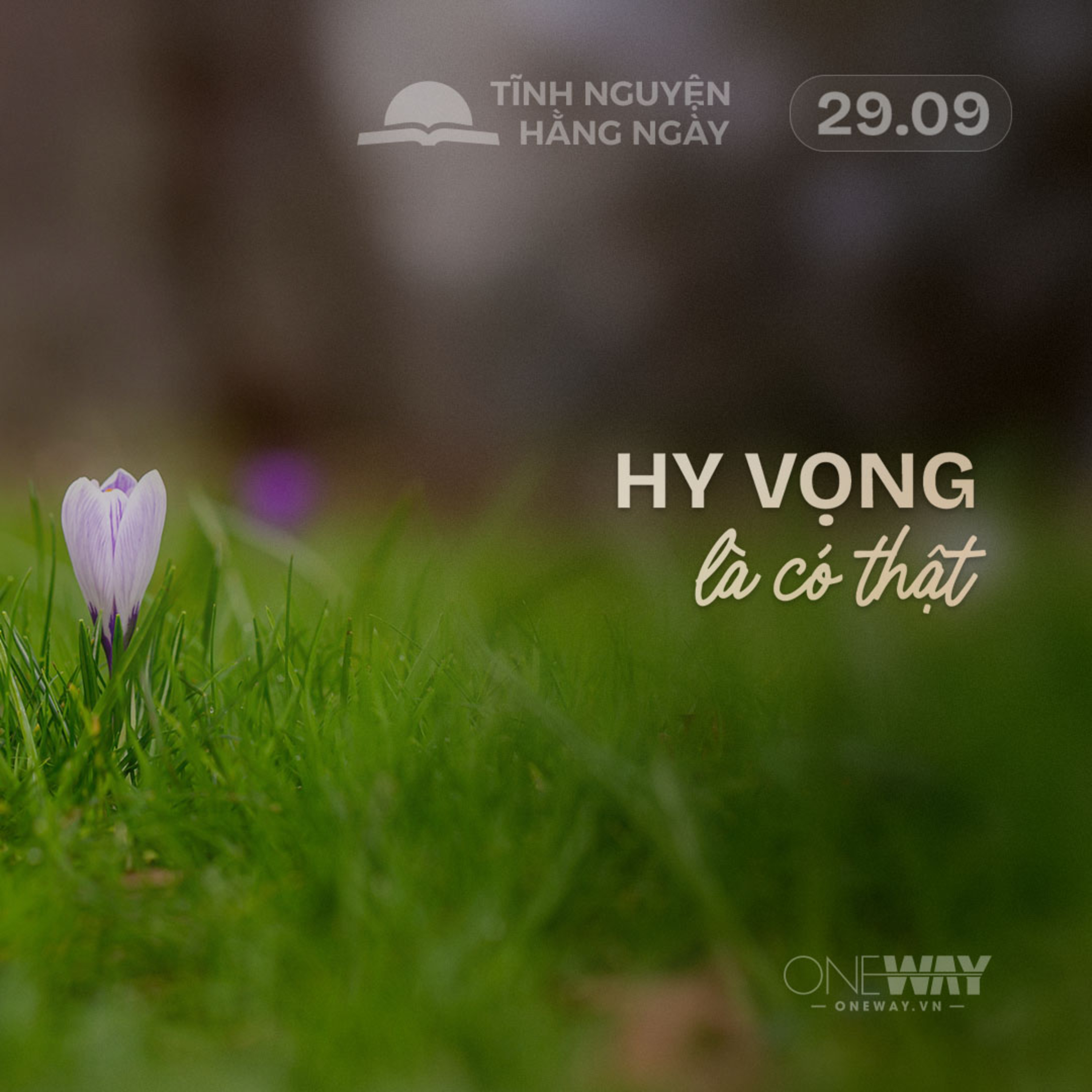 HY VỌNG LÀ CÓ THẬT | Tĩnh Nguyện Hằng Ngày 29/09/2026