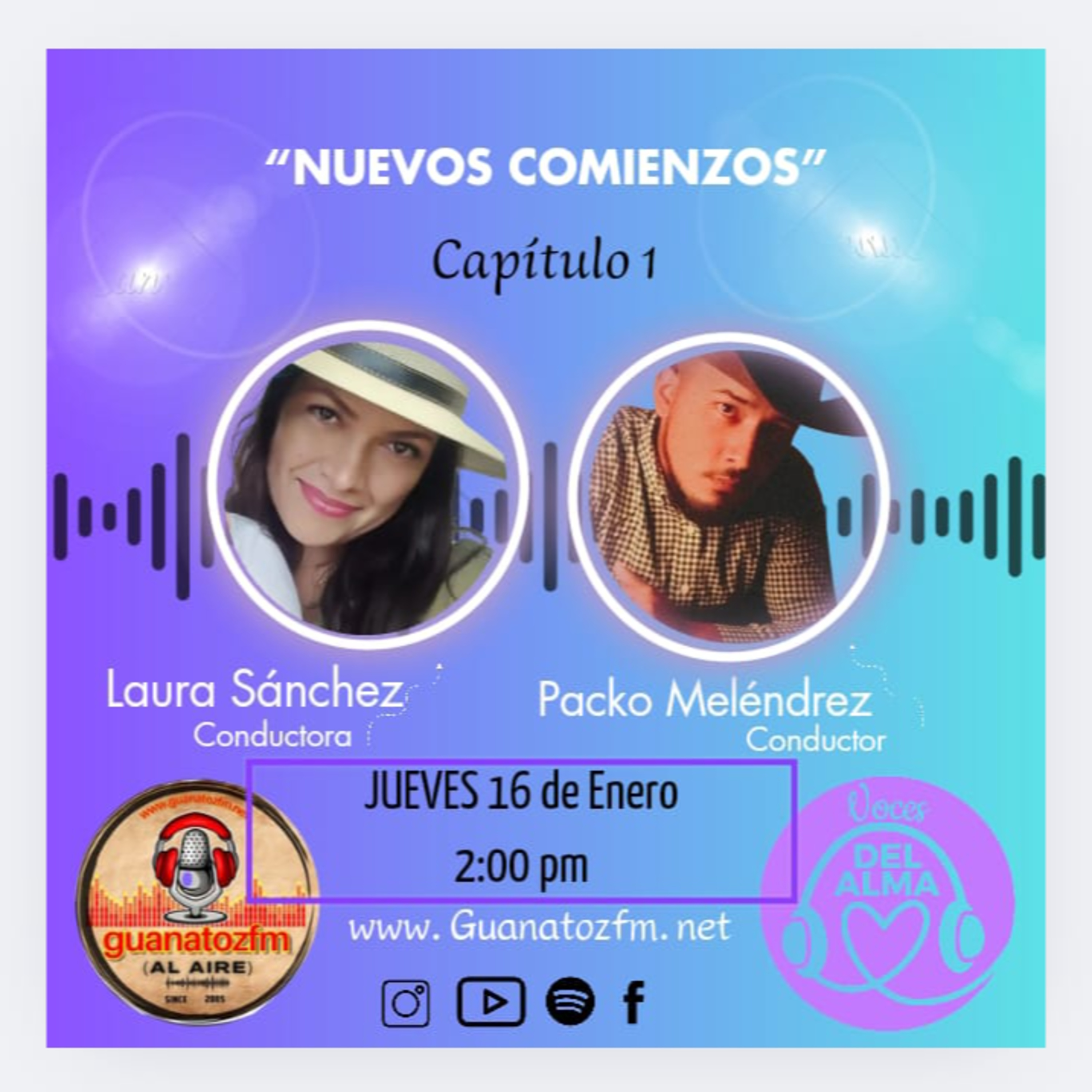 Programación Guanatoz Fm Network.