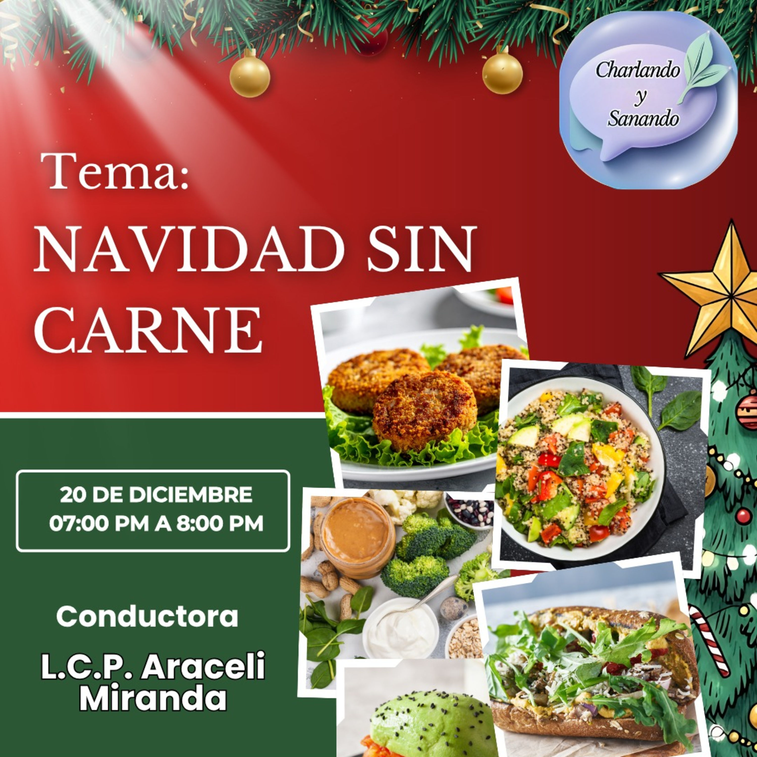 Charlando y Sanando 20 De Diciembre 2025- NAVIDAD SIN CARNE episode artwork